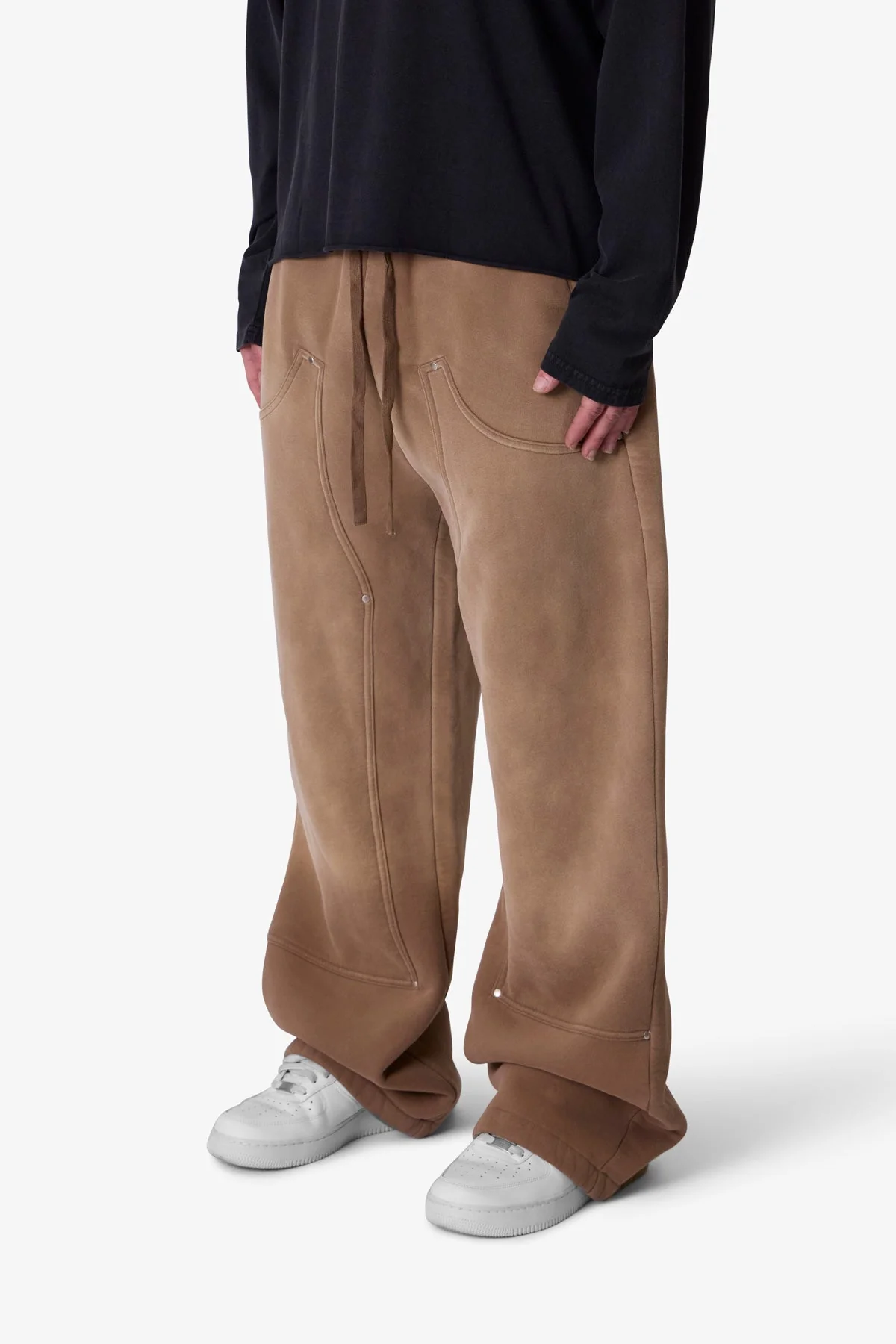 West Double Knee Sweatpants - Tan