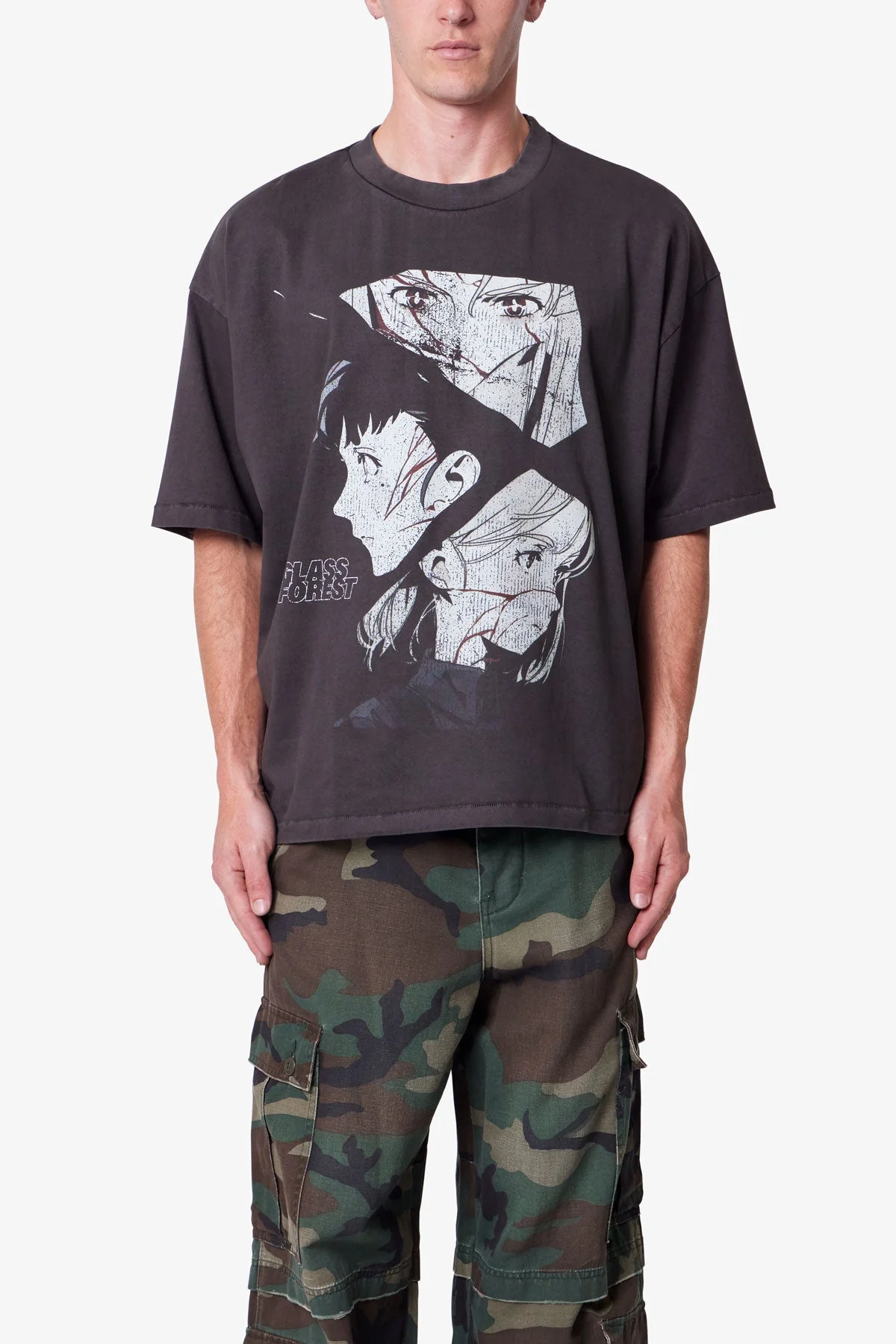 Glass Forest Tee - Washed Black