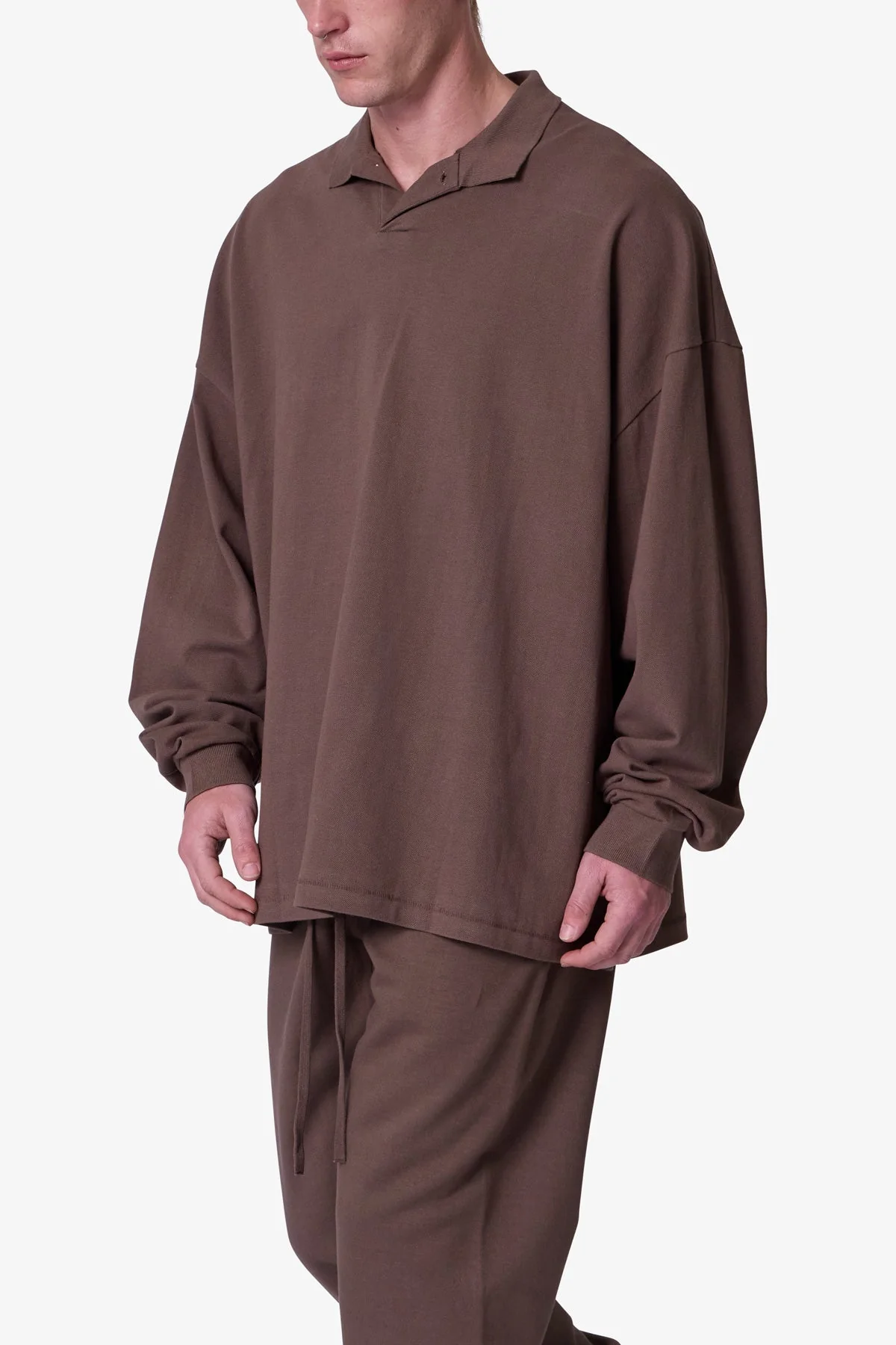 Every Day L/S Polo - Olive