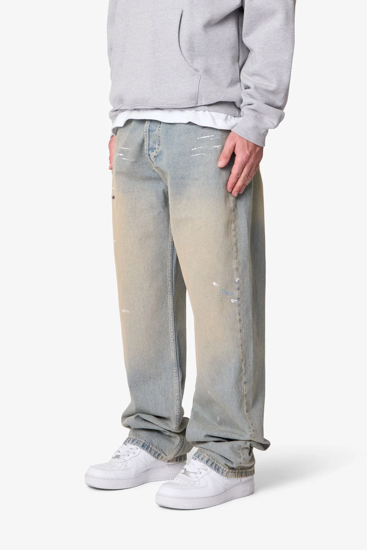 Ultra Baggy Painter Denim - Light Sand Washed Blue