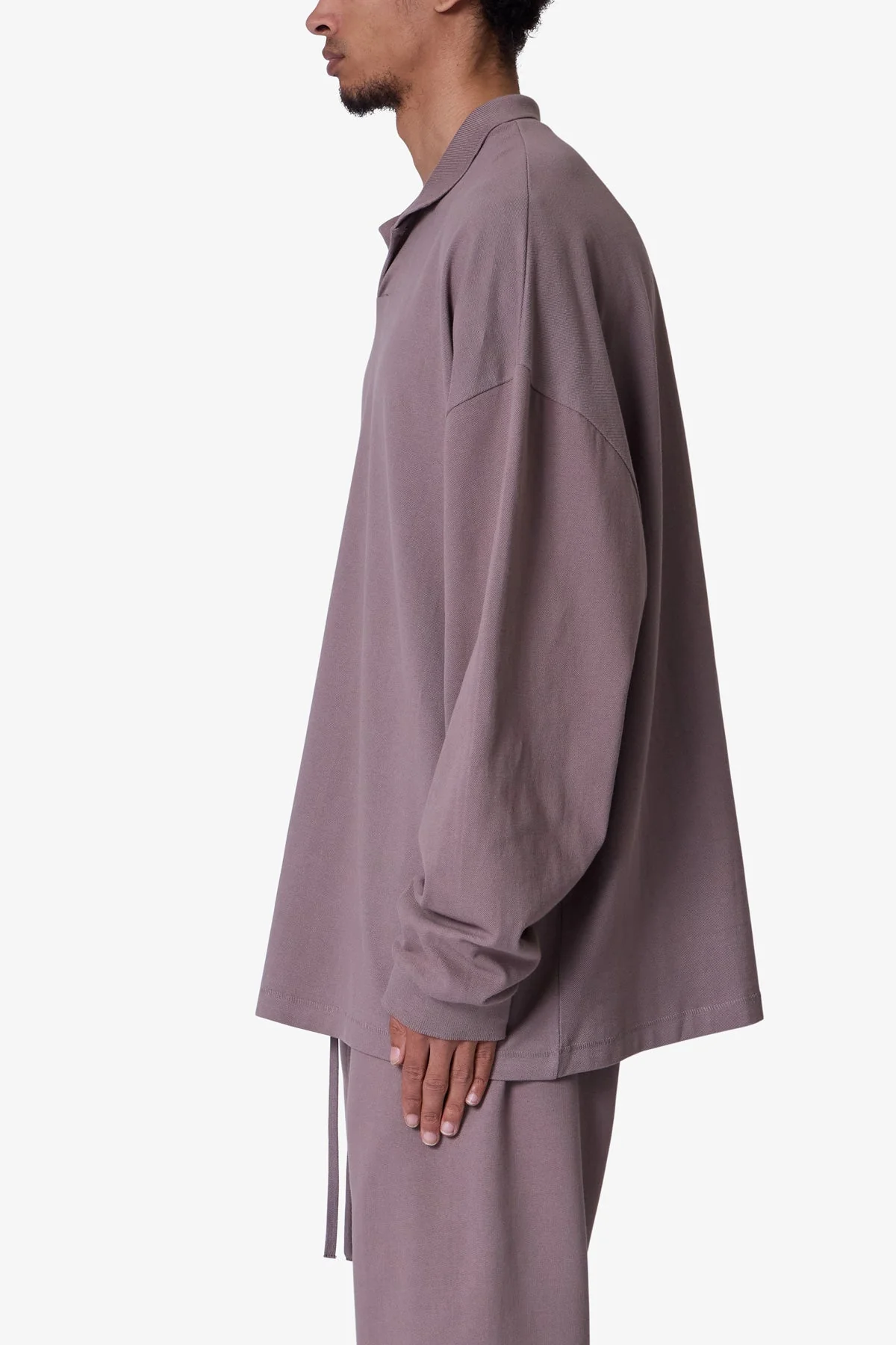 Every Day L/S Polo - Mauve