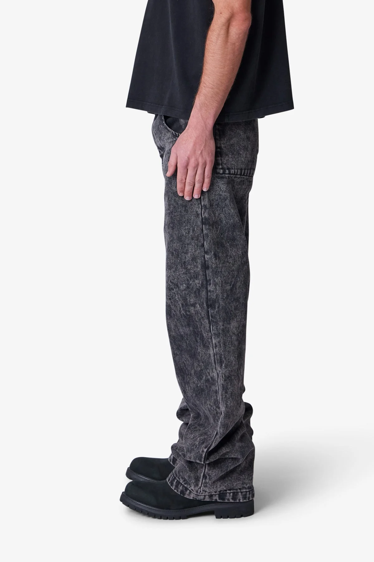 Baggy Moto Denim - Vintage Black