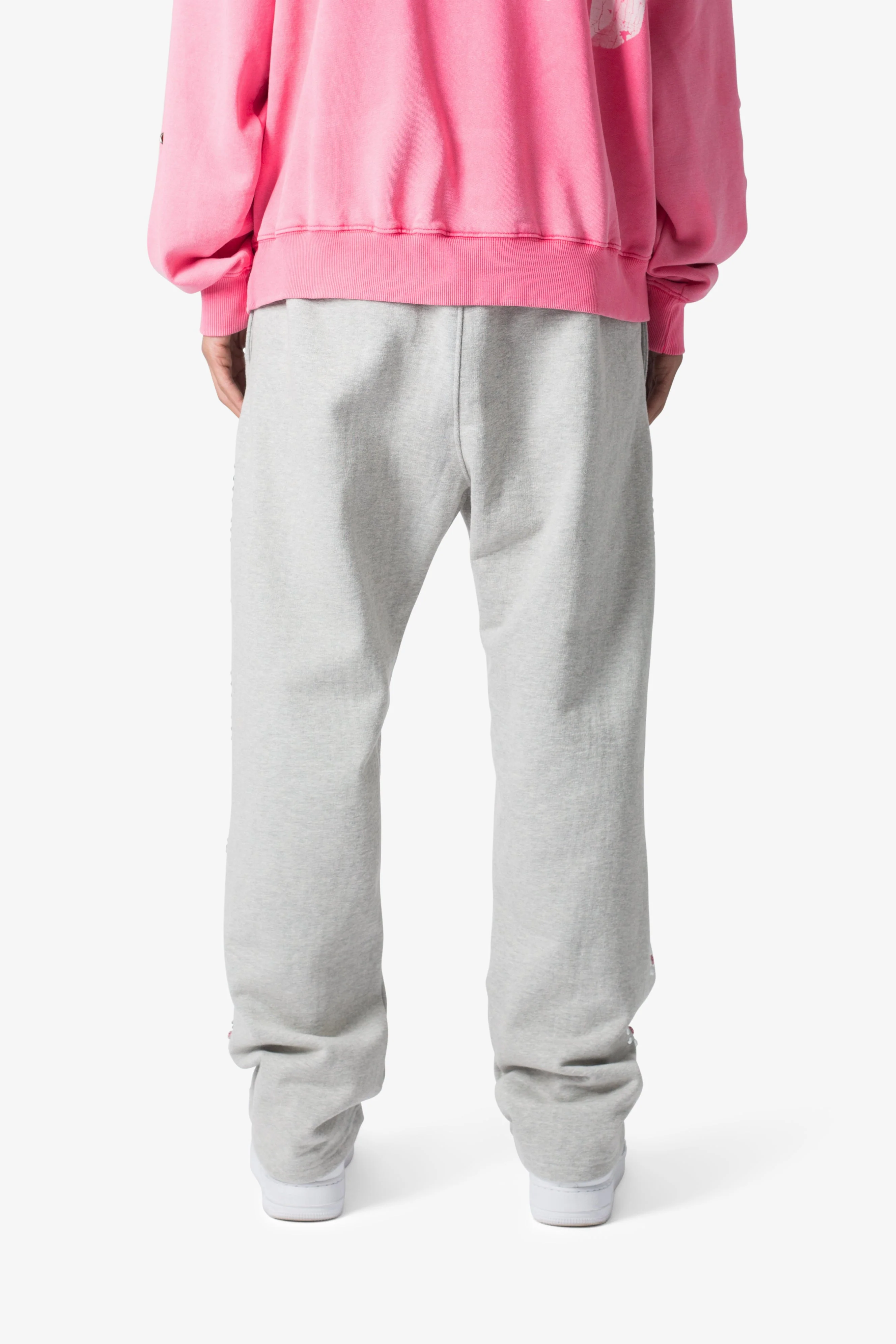 West Studded Sweatpants - Grey