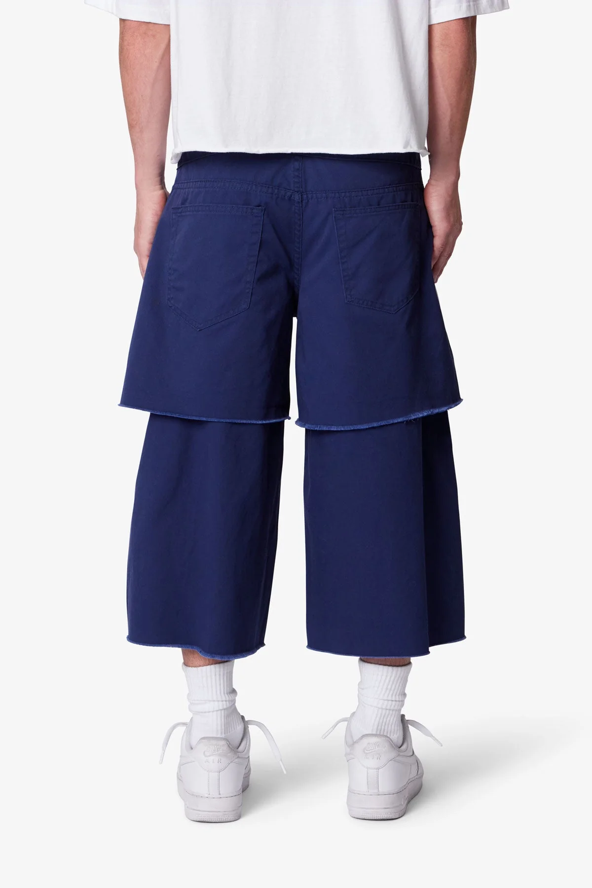 Ultra Baggy Inside Out Shorts - Navy
