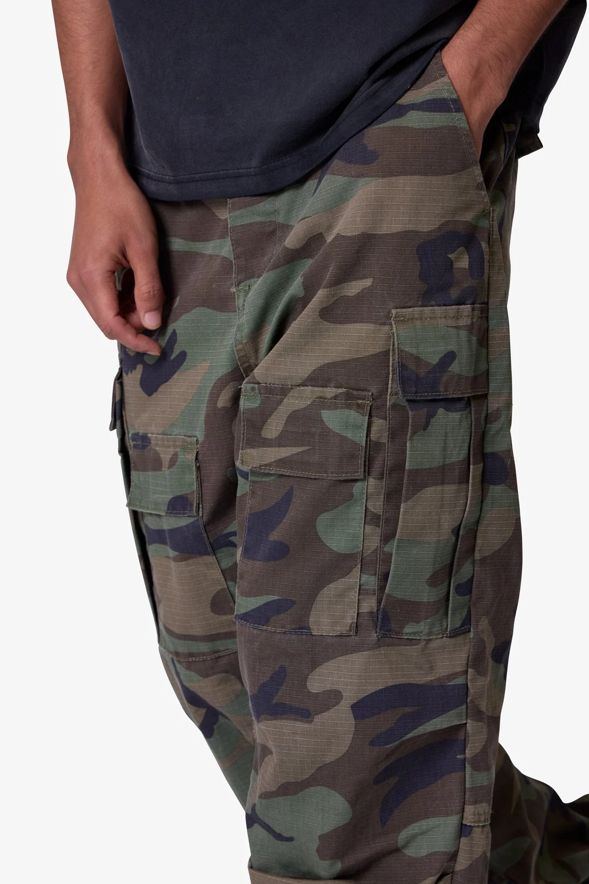 Ultra Baggy Cargo Pants - Camo