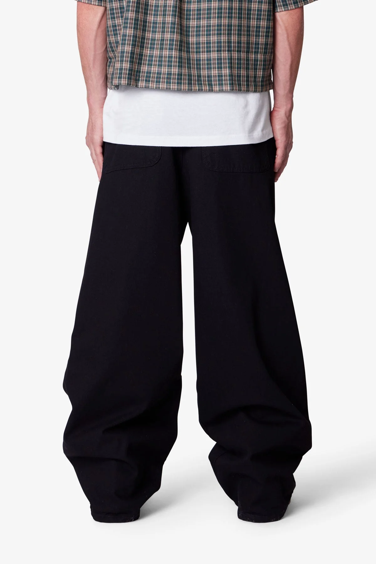 Raw Baggy Rave Denim - Washed Black