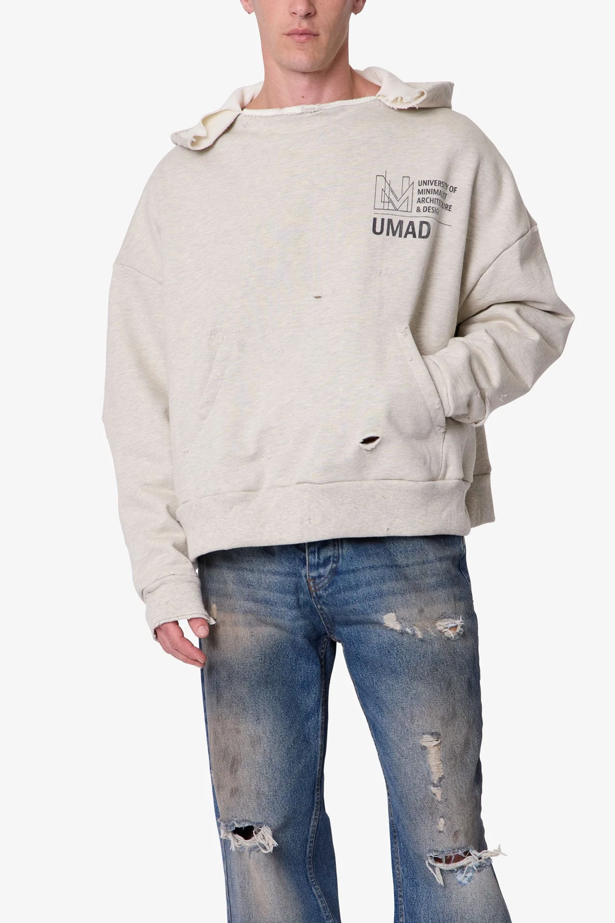 UMAD Thermal Hoodie - Heather Grey