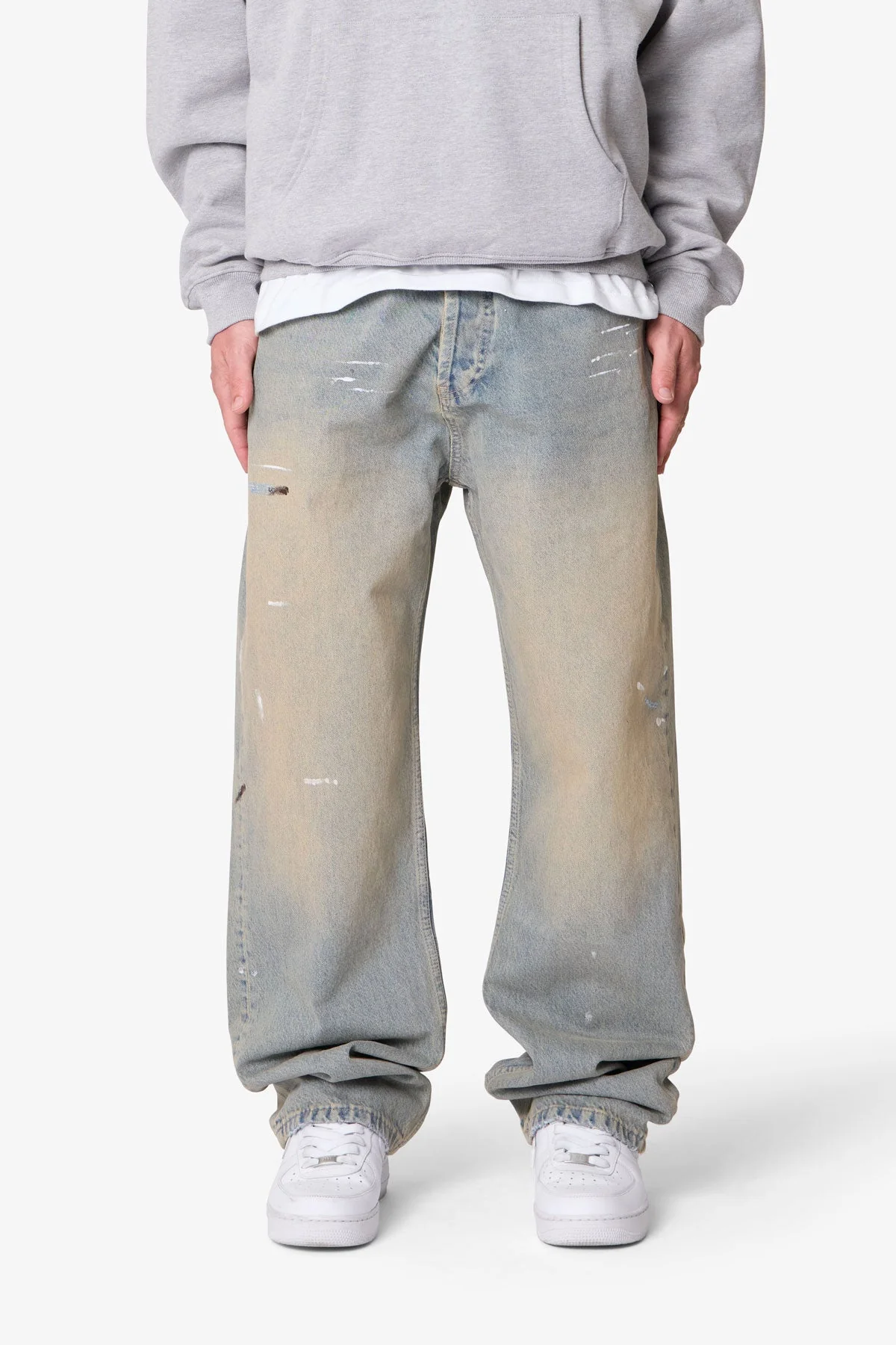 Ultra Baggy Painter Denim - Light Sand Washed Blue