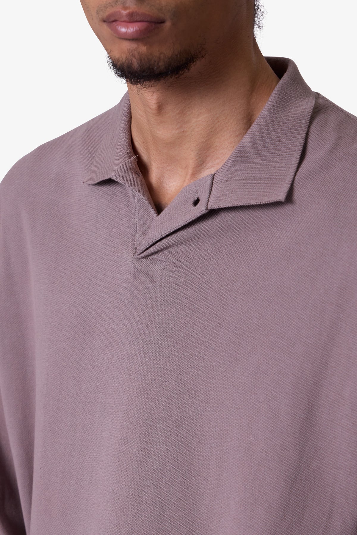 Every Day L/S Polo - Mauve