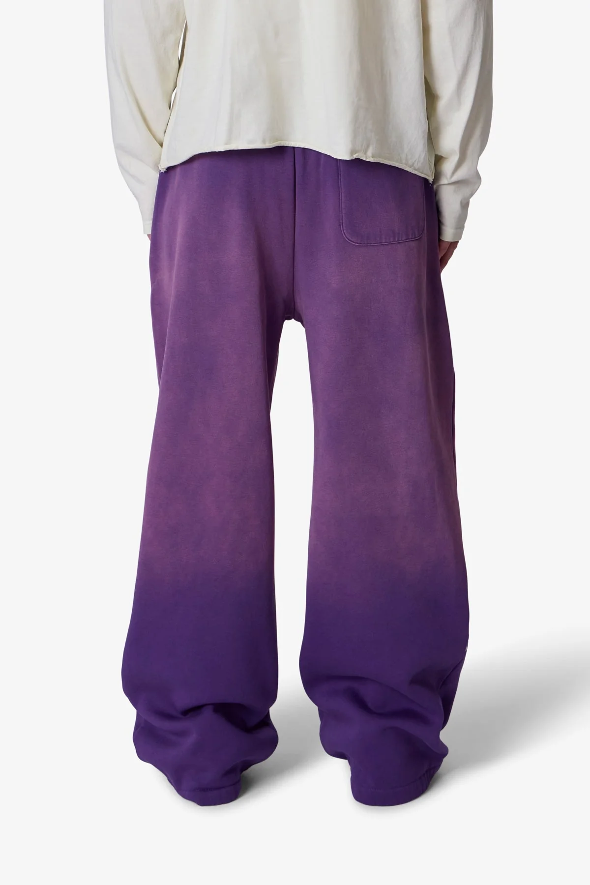 West Double Knee Sweatpants - Purple