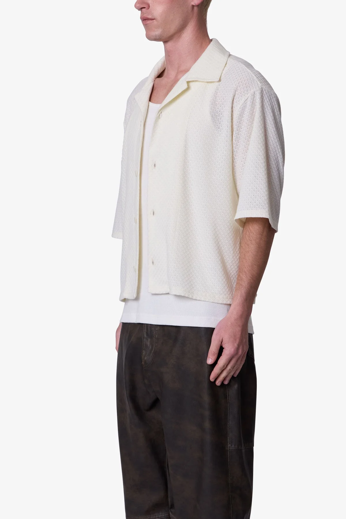 Washed Poplin Shirt - White