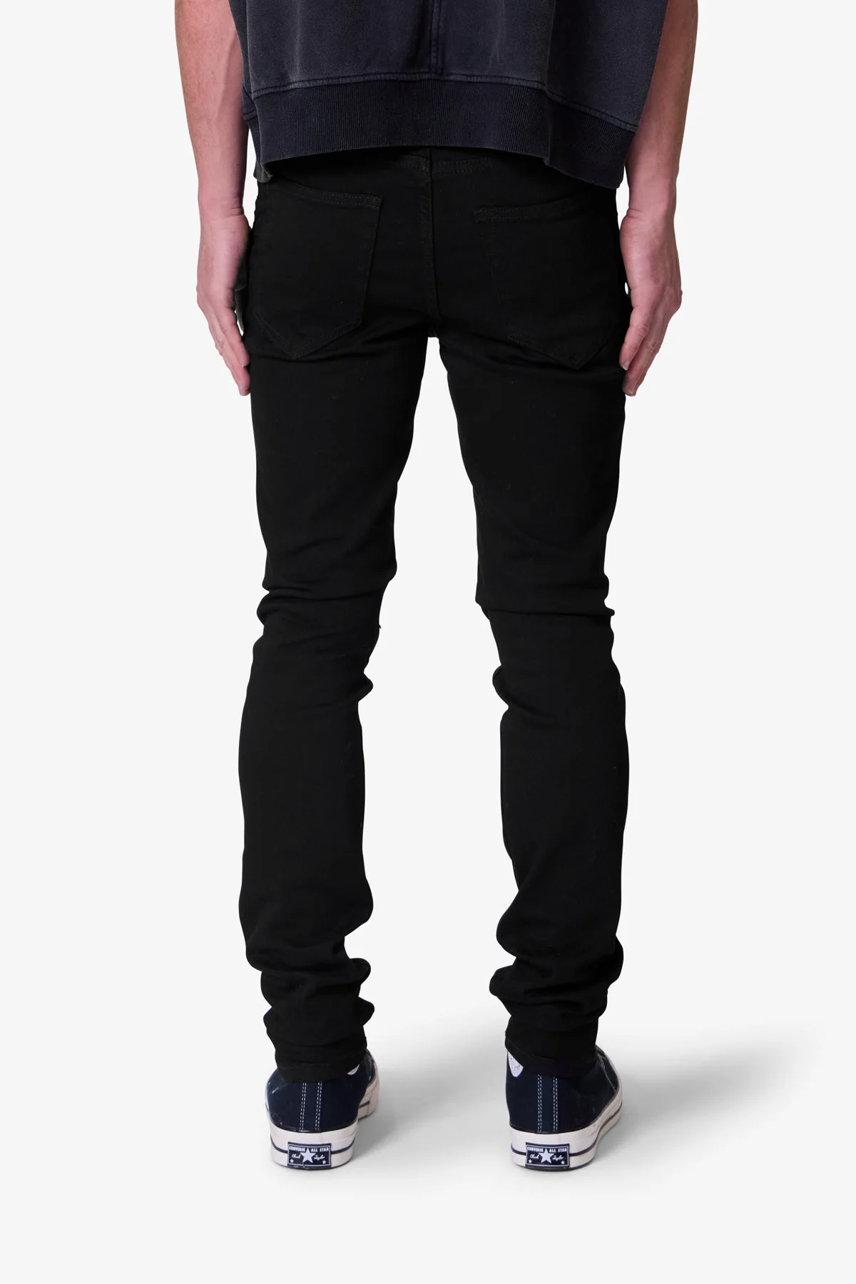Raw Skinny Denim - Rinsed Black