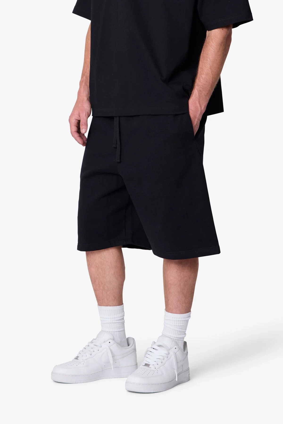 Heavy Basic Sweatshorts - Black