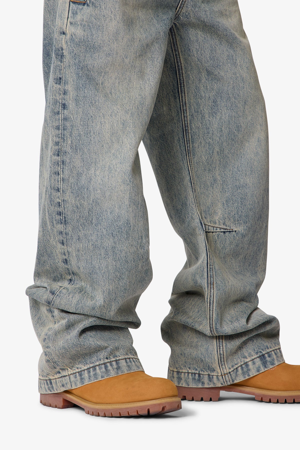 Baggy Moto Denim - Vintage Blue