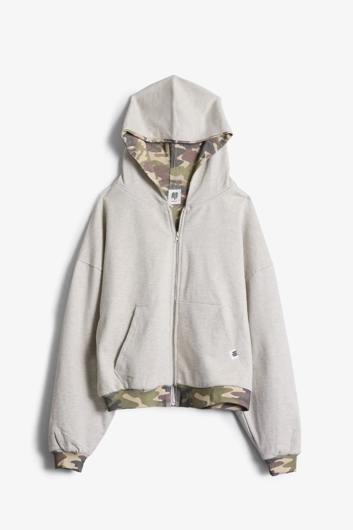 LWH Reversible Hoodie - Heather Grey