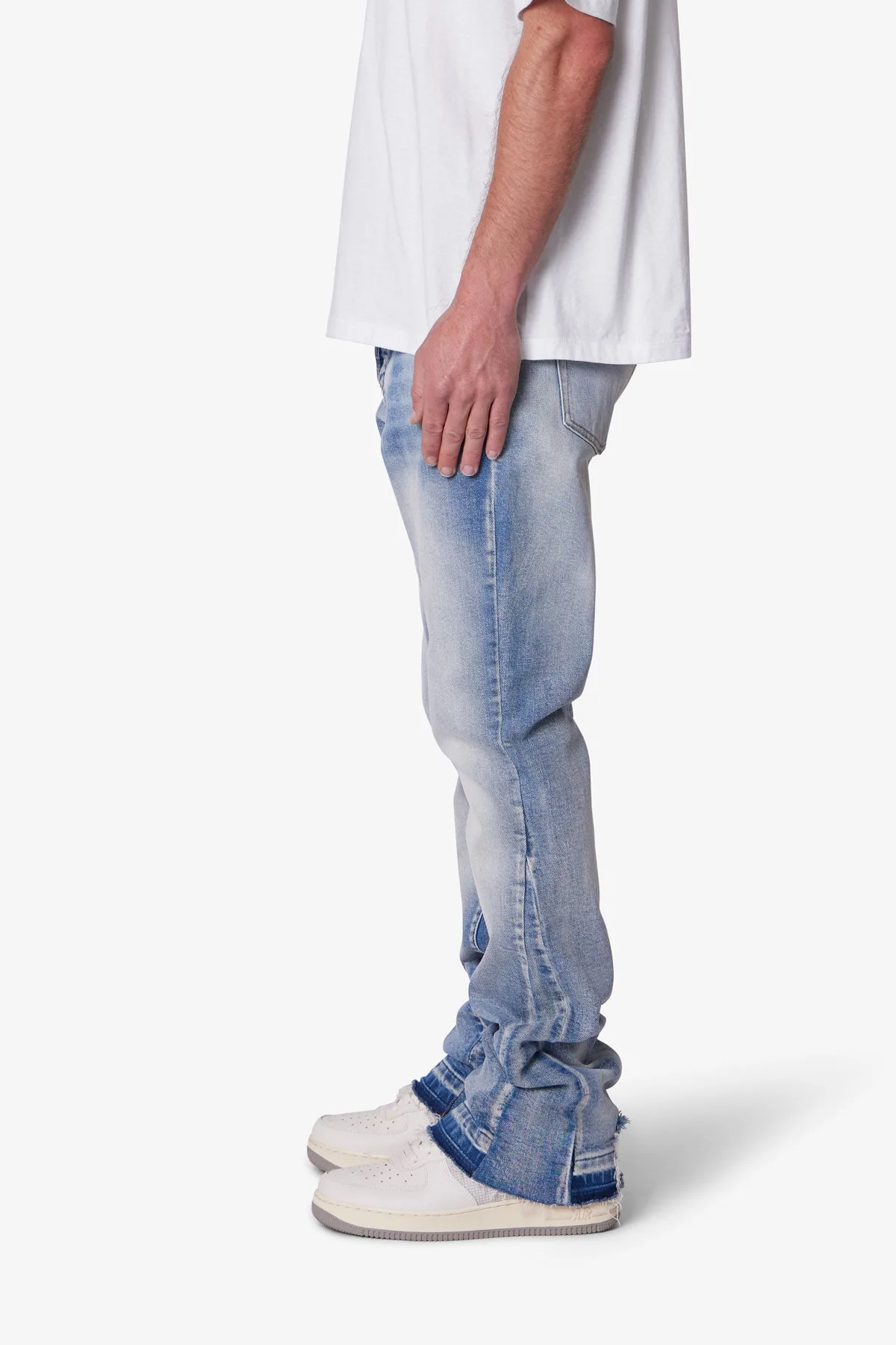 B484 Flare Denim - Blue