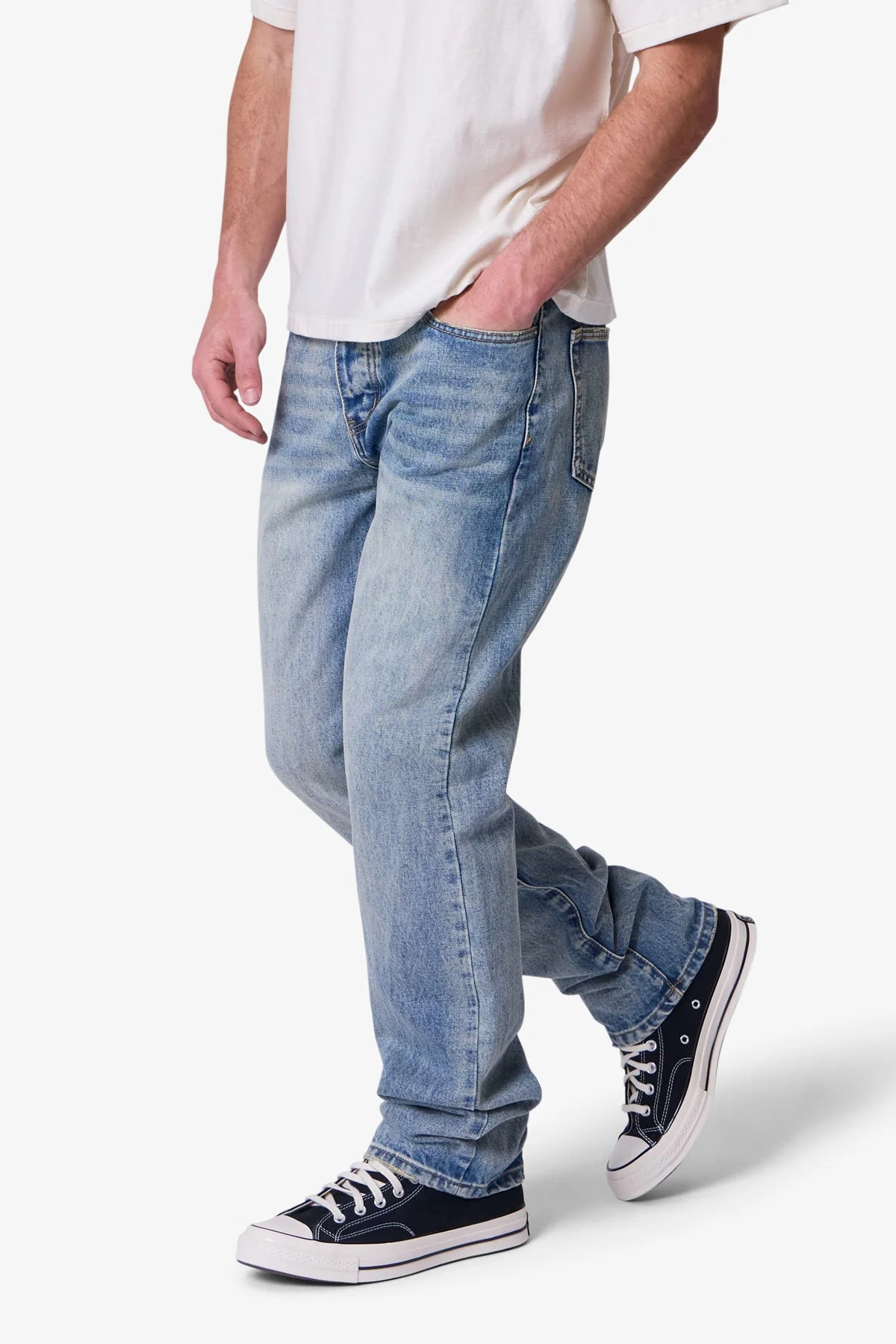 Straight Denim - Medium Blue