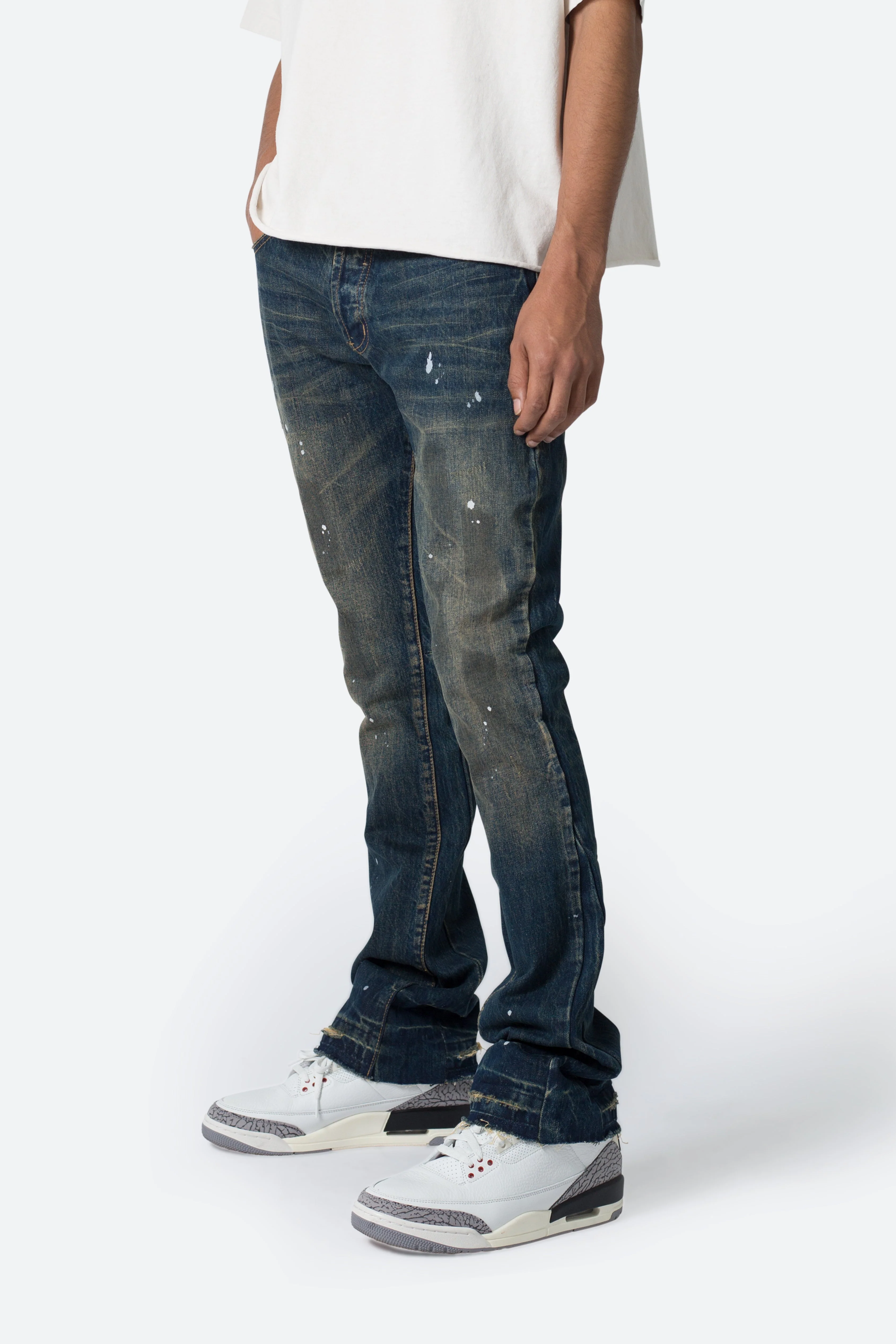 B614 Flare Denim - Blue