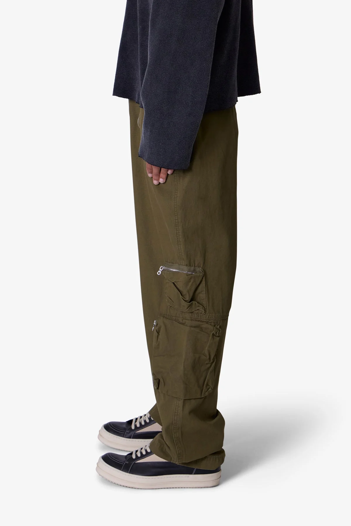 Ultra Baggy Tactical Cargo Pants - Olive