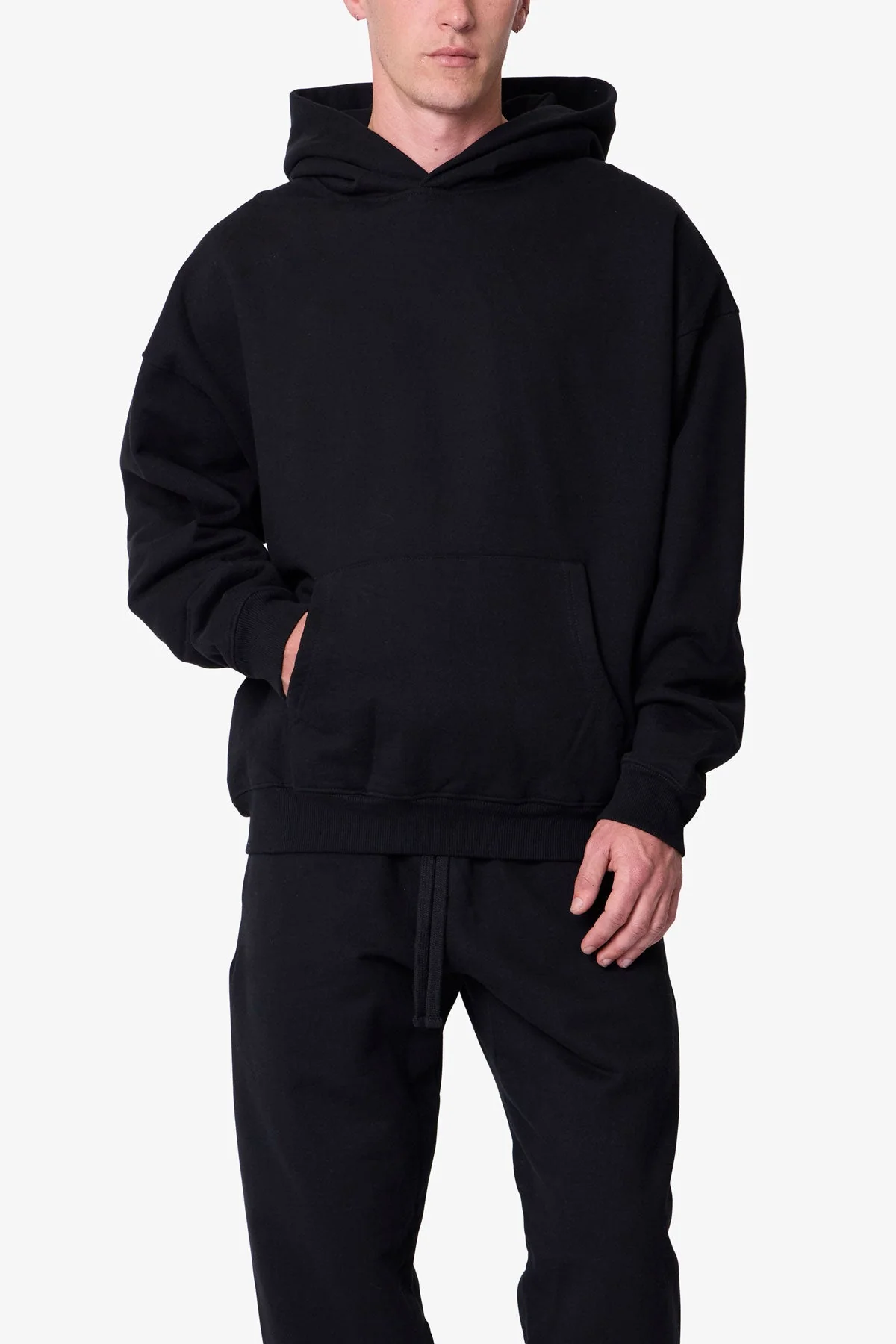 Heavy Basic Hoodie - Black