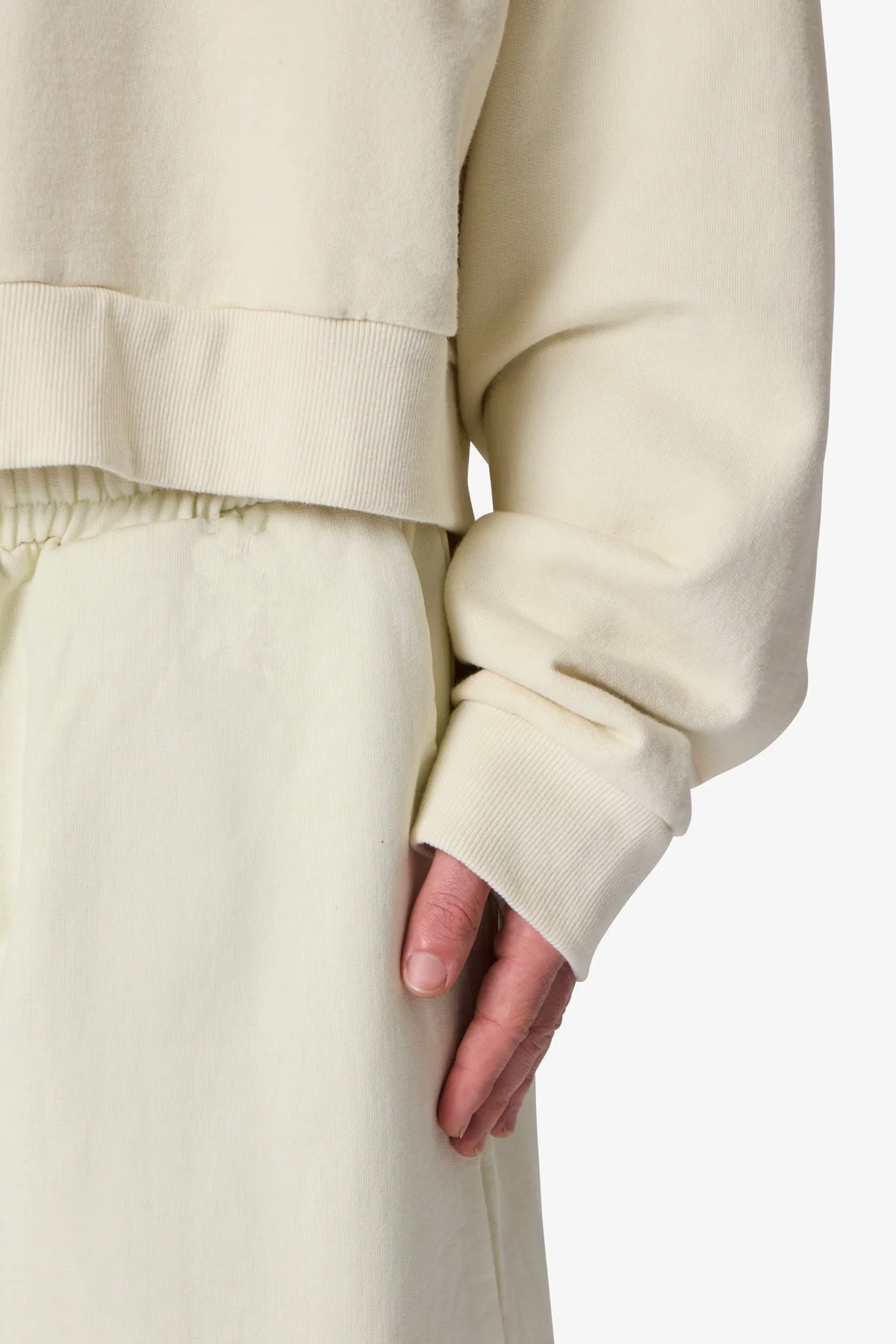 Cropped Crewneck - Off White