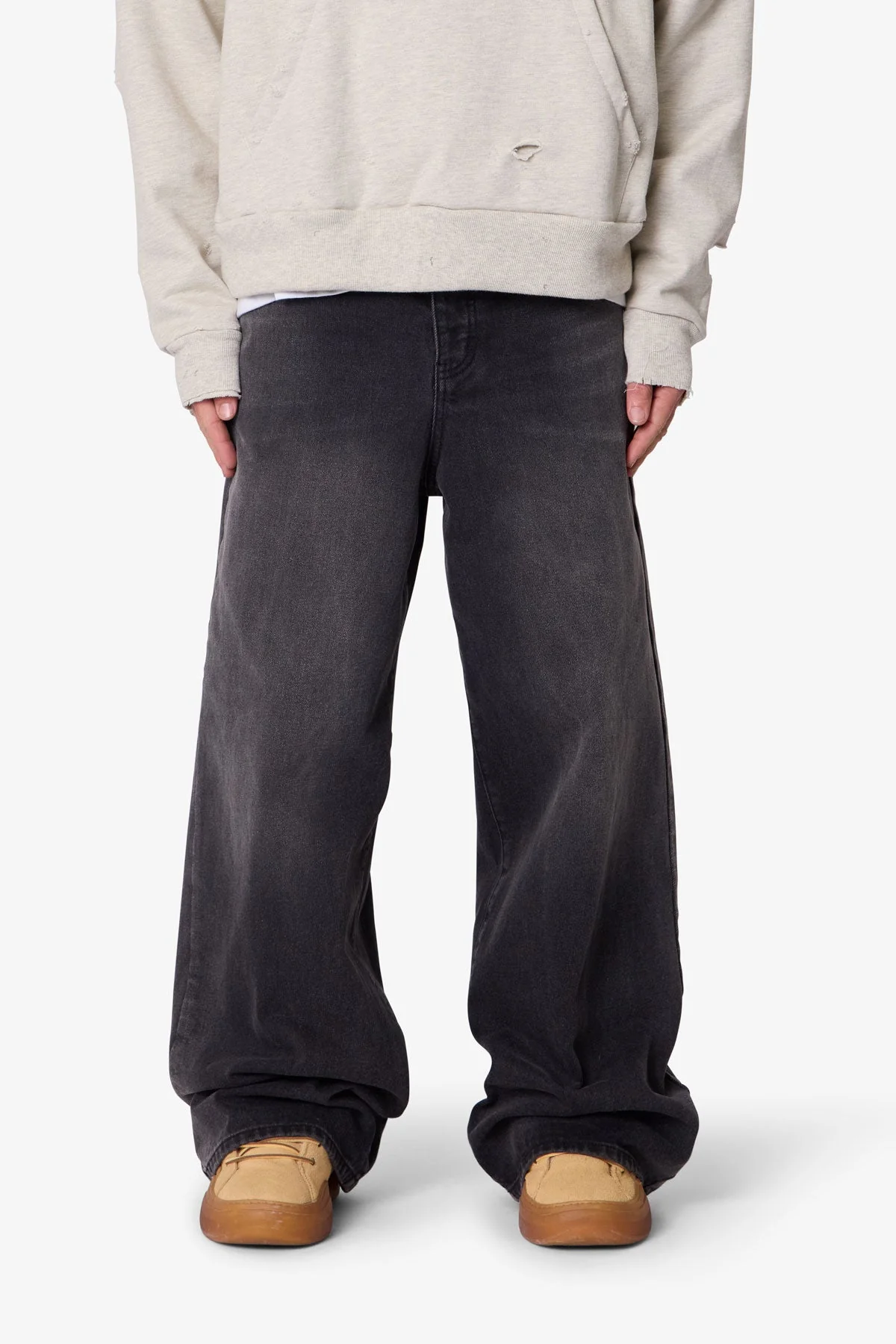 Baggy Washed Rave Denim - Vintage Black