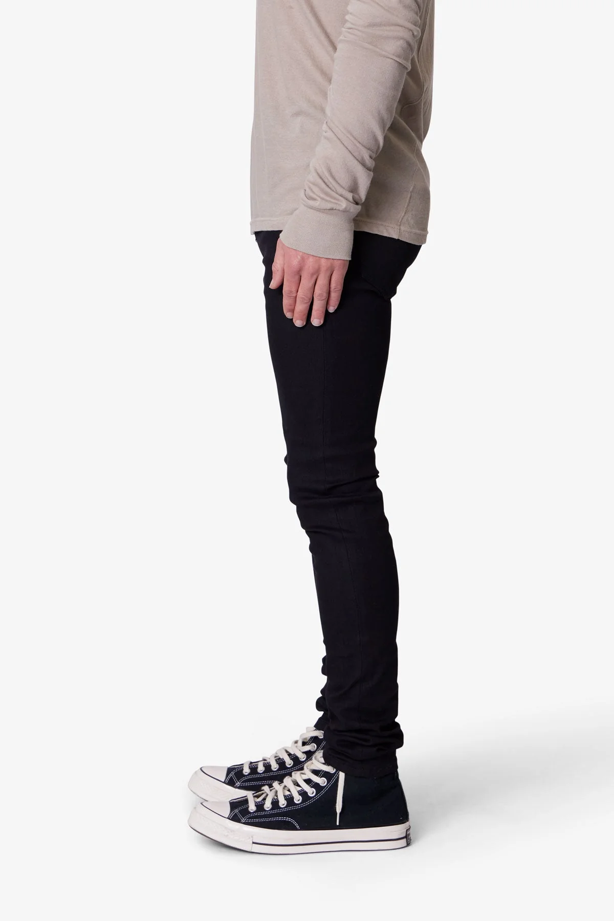 X43 Skinny Denim - Matte Black