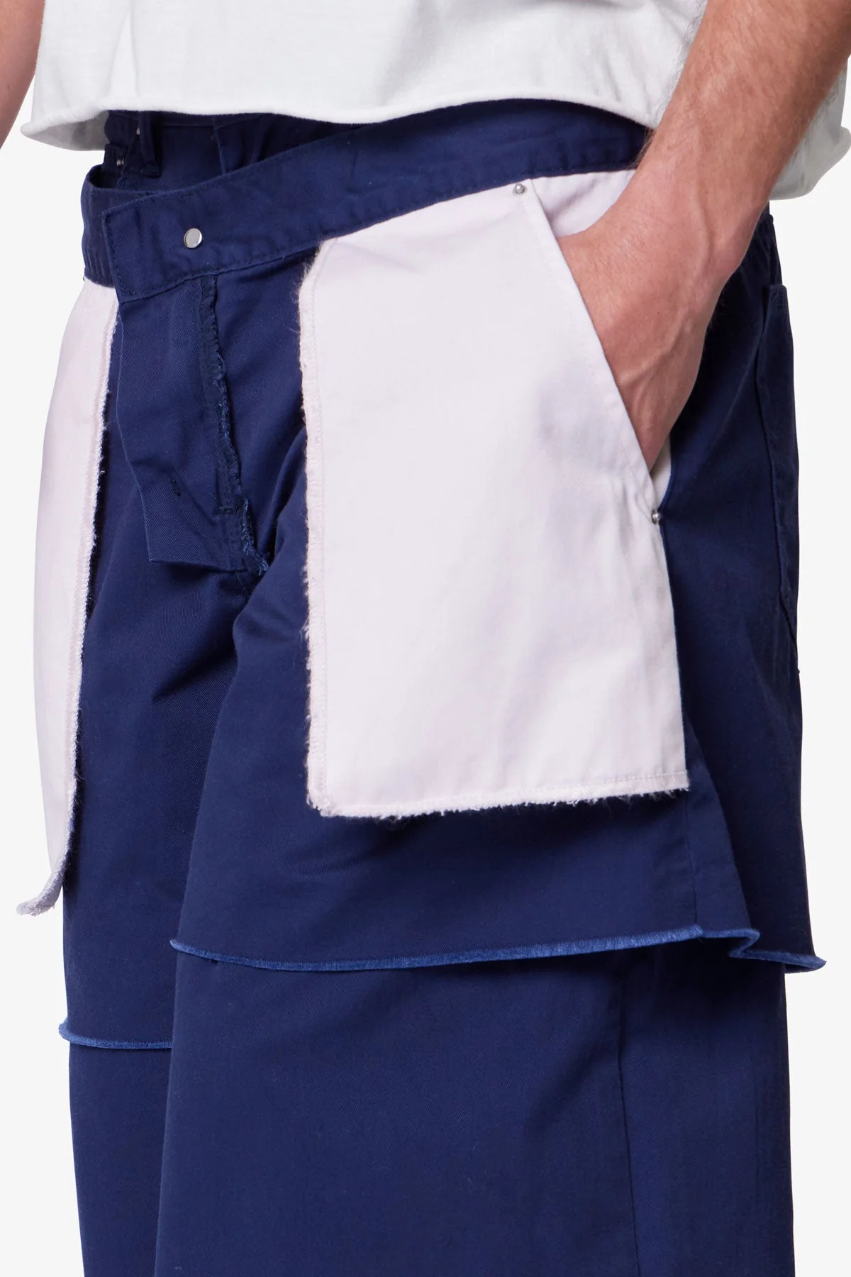 Ultra Baggy Inside Out Shorts - Navy