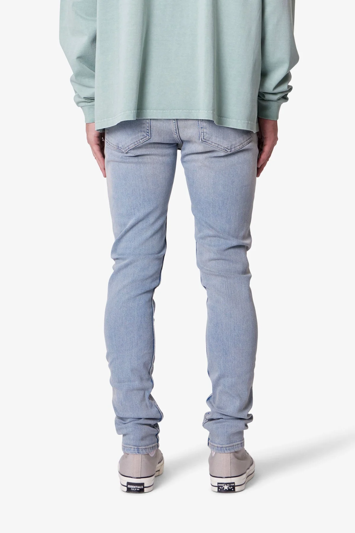 Skinny Denim - Light Sand Washed Blue