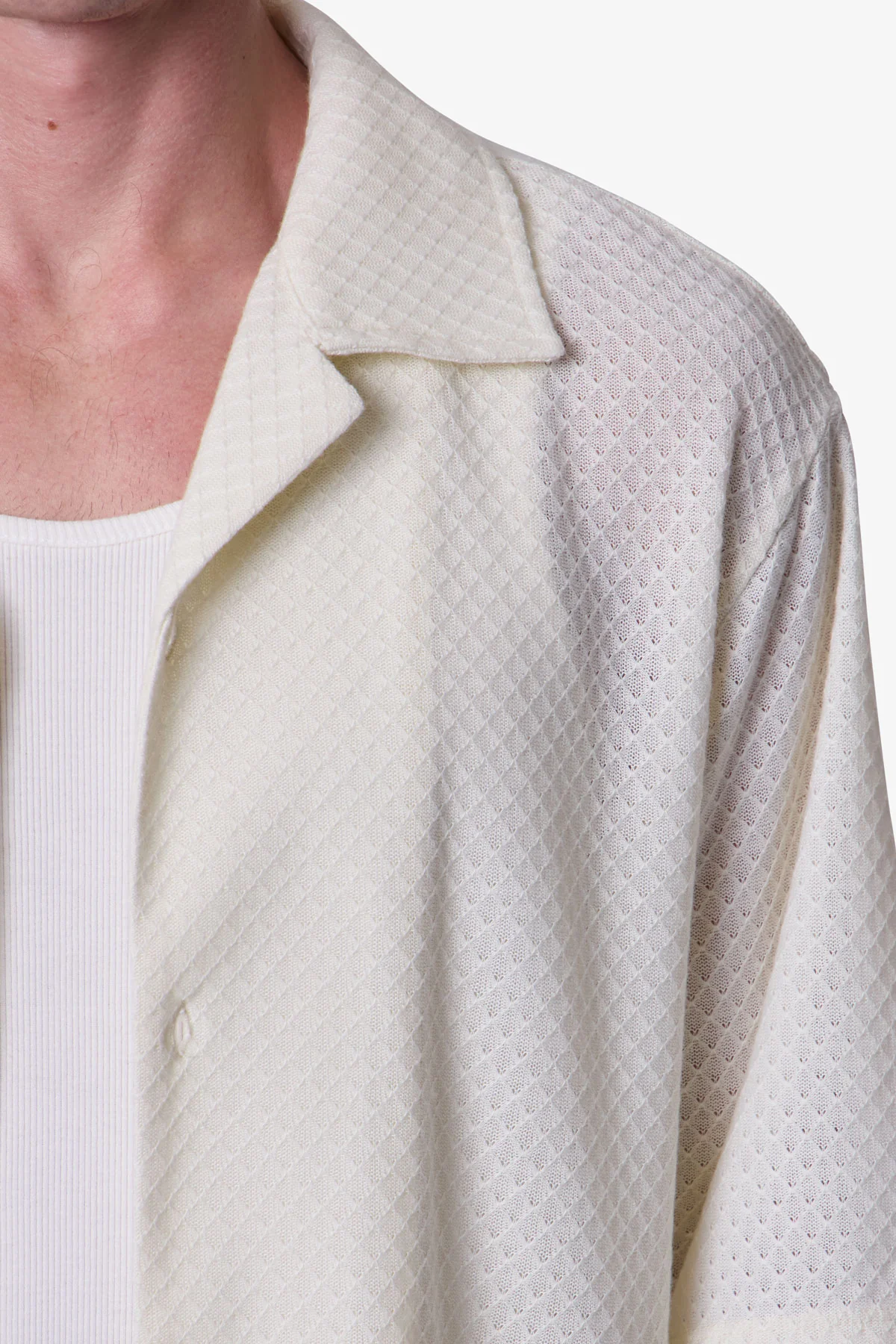 Washed Poplin Shirt - White