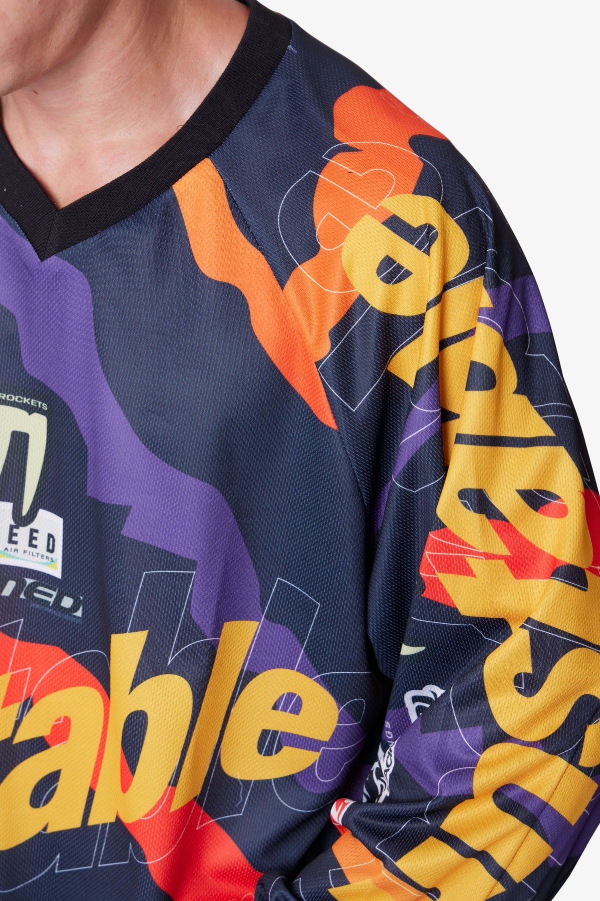 Unstable Moto Shirt - Orange Multi