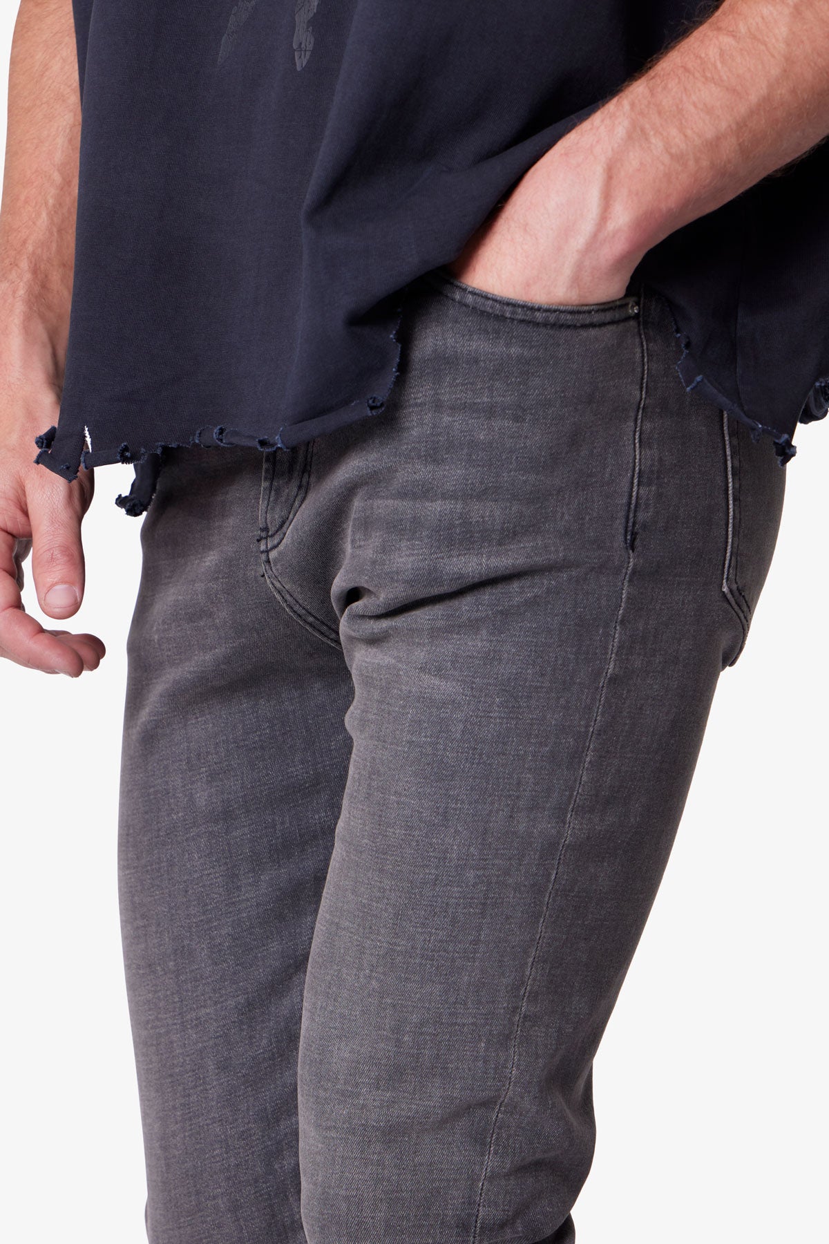 Skinny Denim - Dark Sand Wash