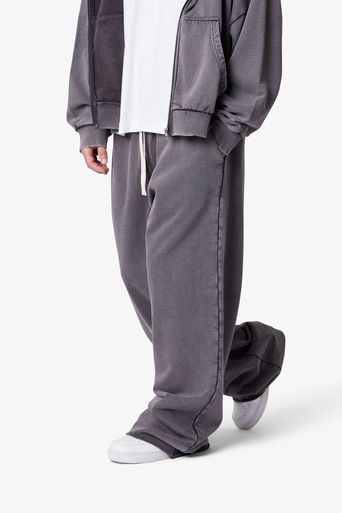 Ultra Baggy Fleece Sweatpants - Vintage Black