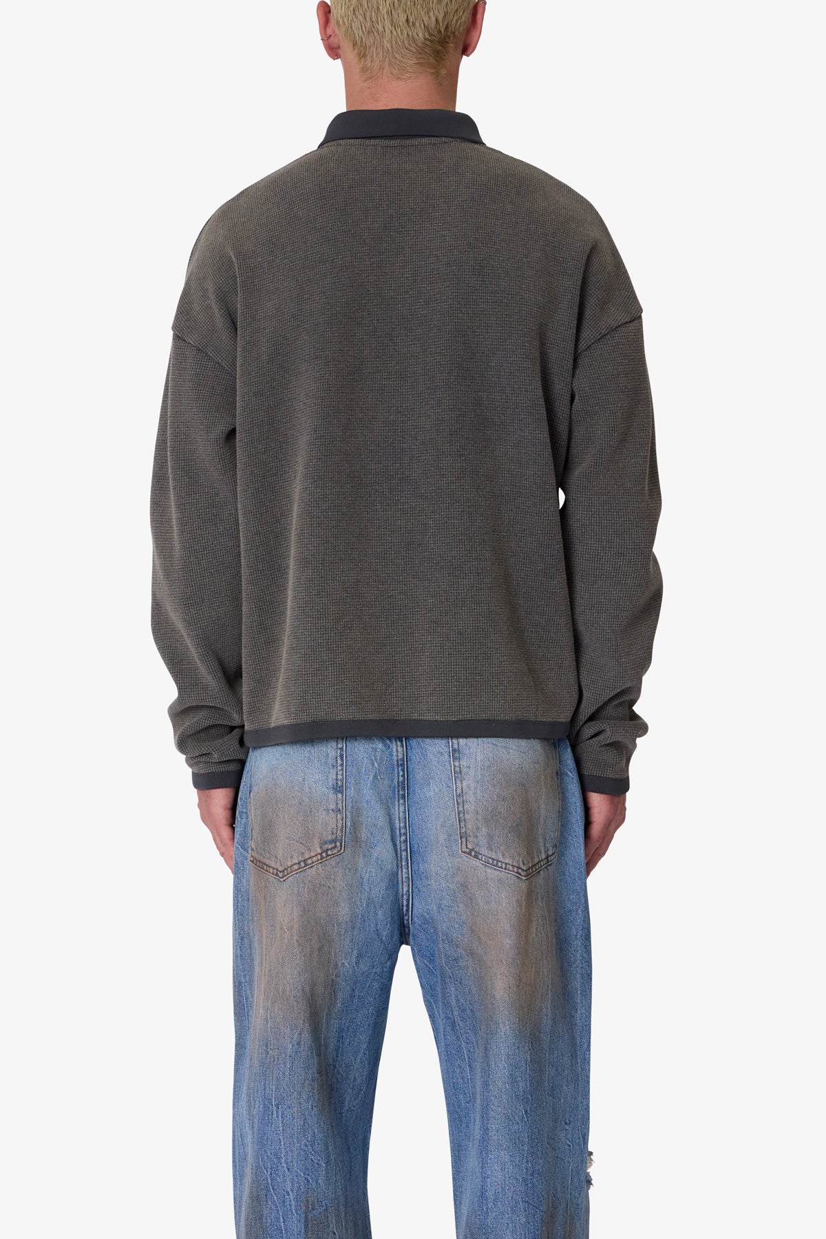 Polo Thermal L/S Shirt - Charcoal Grey