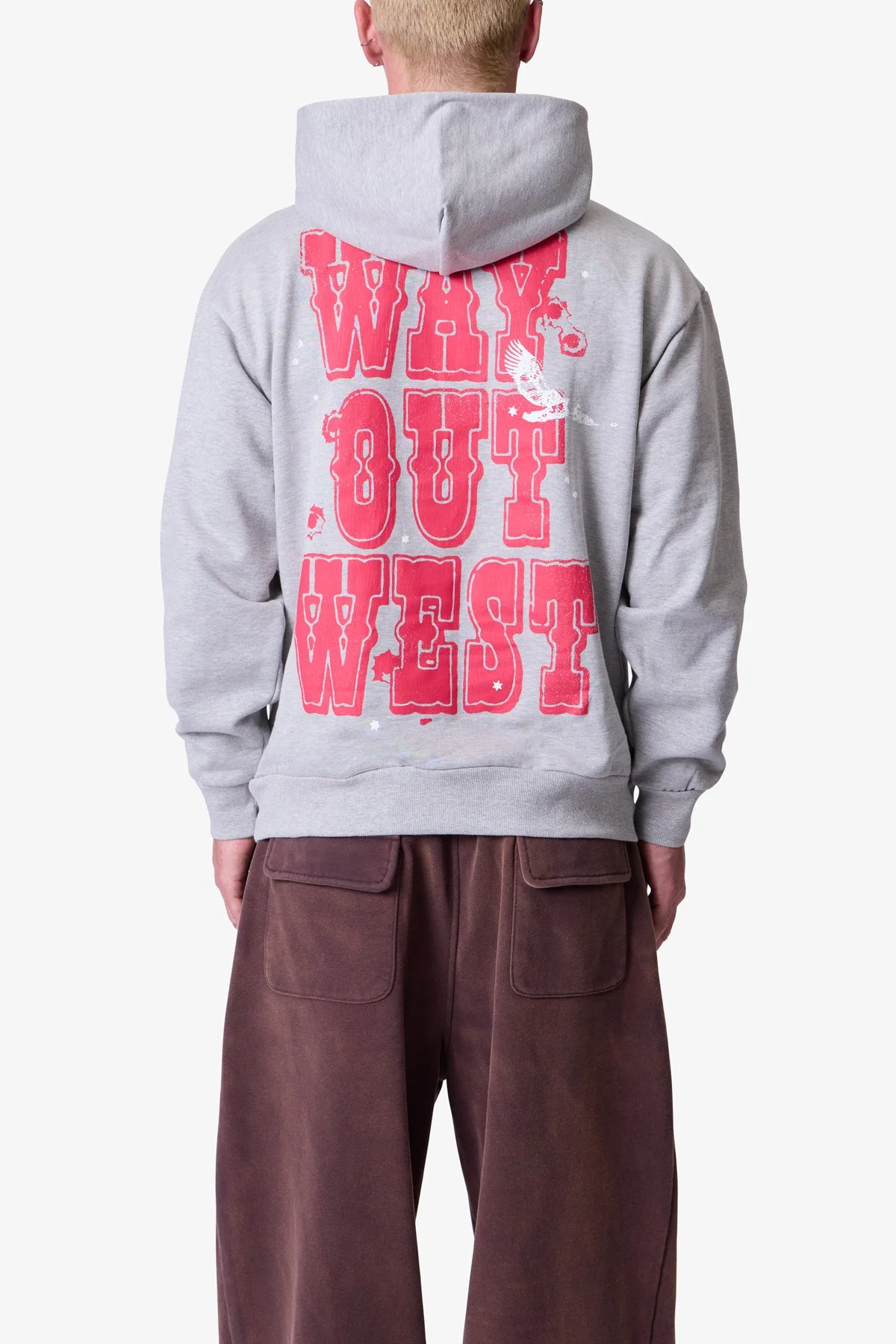 Way Out West Hoodie - Marled Grey