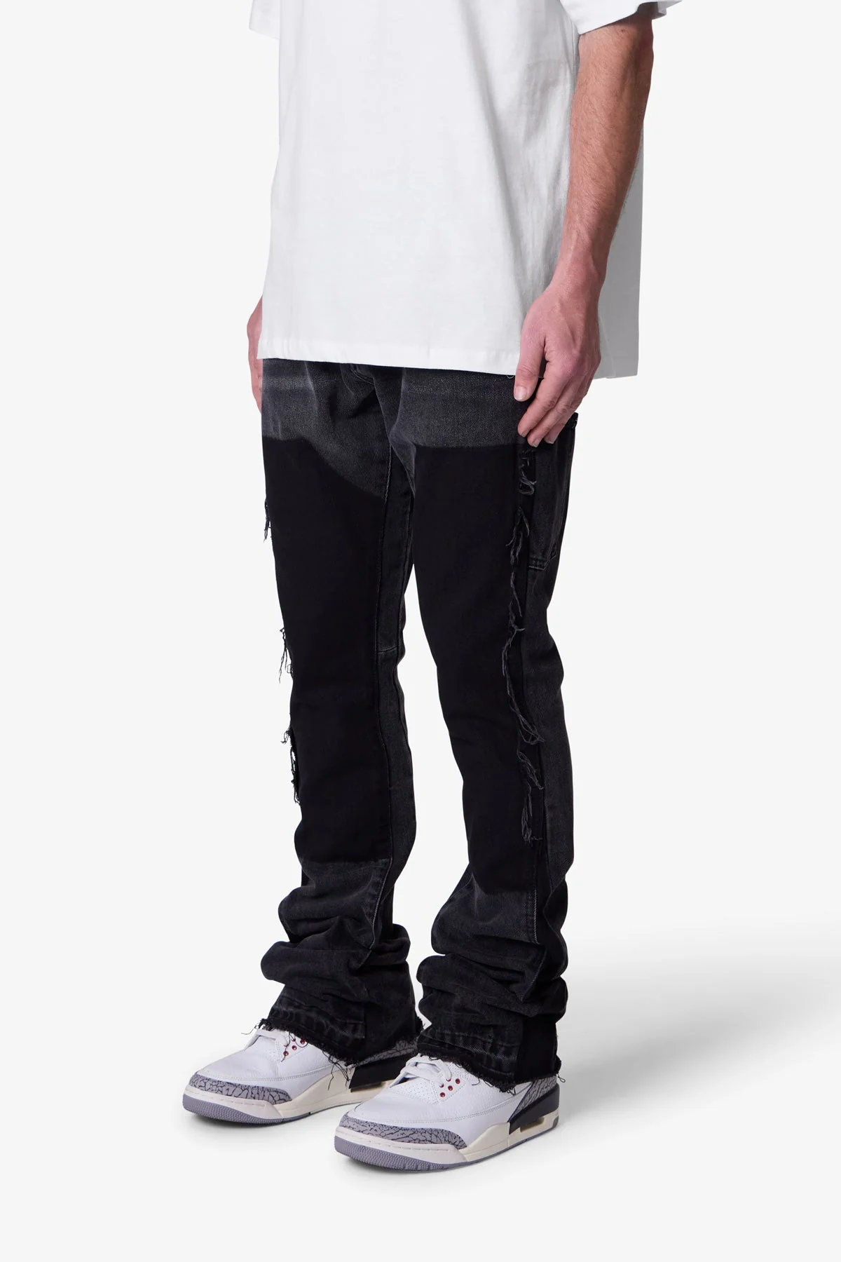 B118 Work Flare Denim - Black