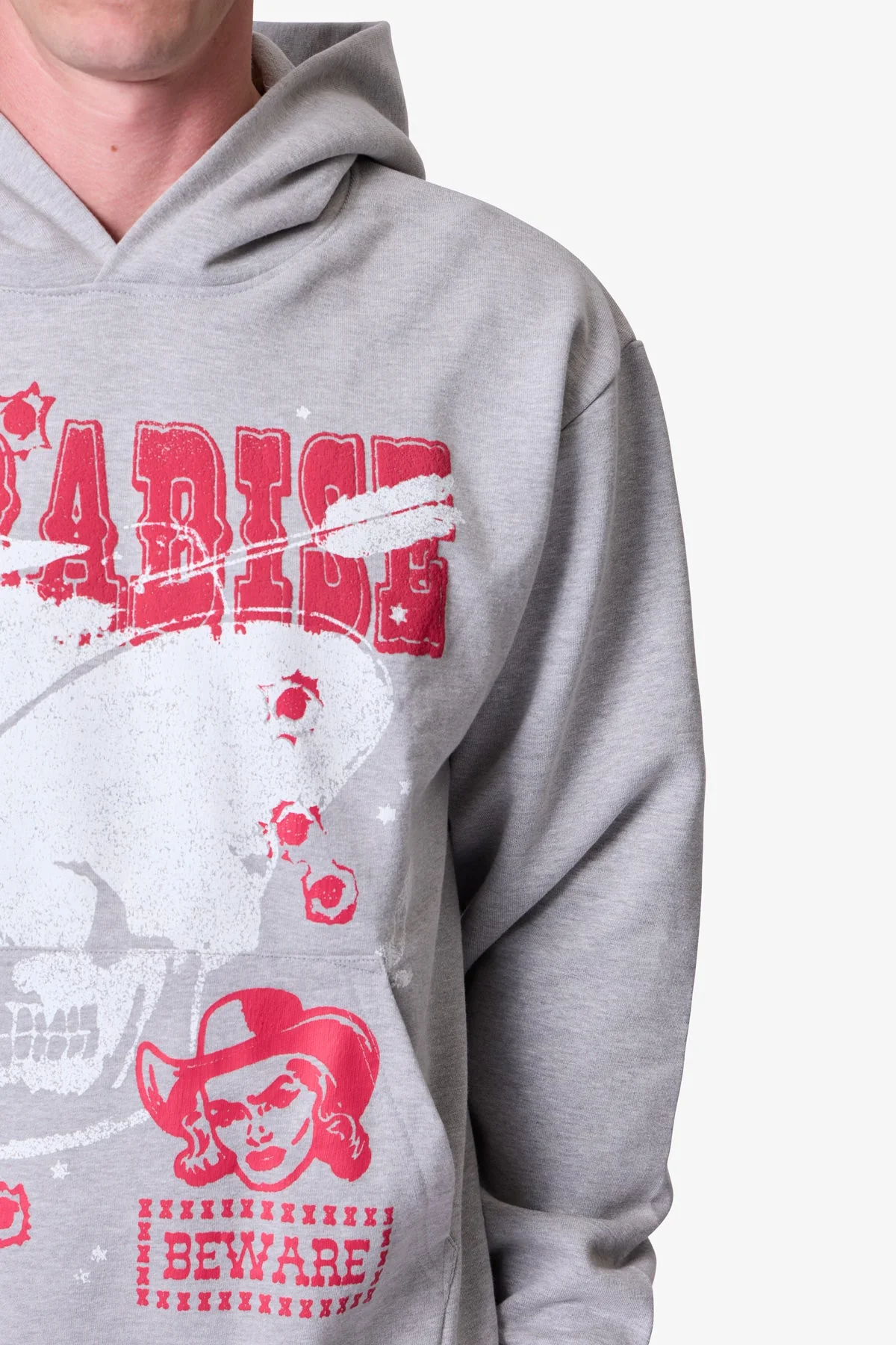 Way Out West Hoodie - Marled Grey