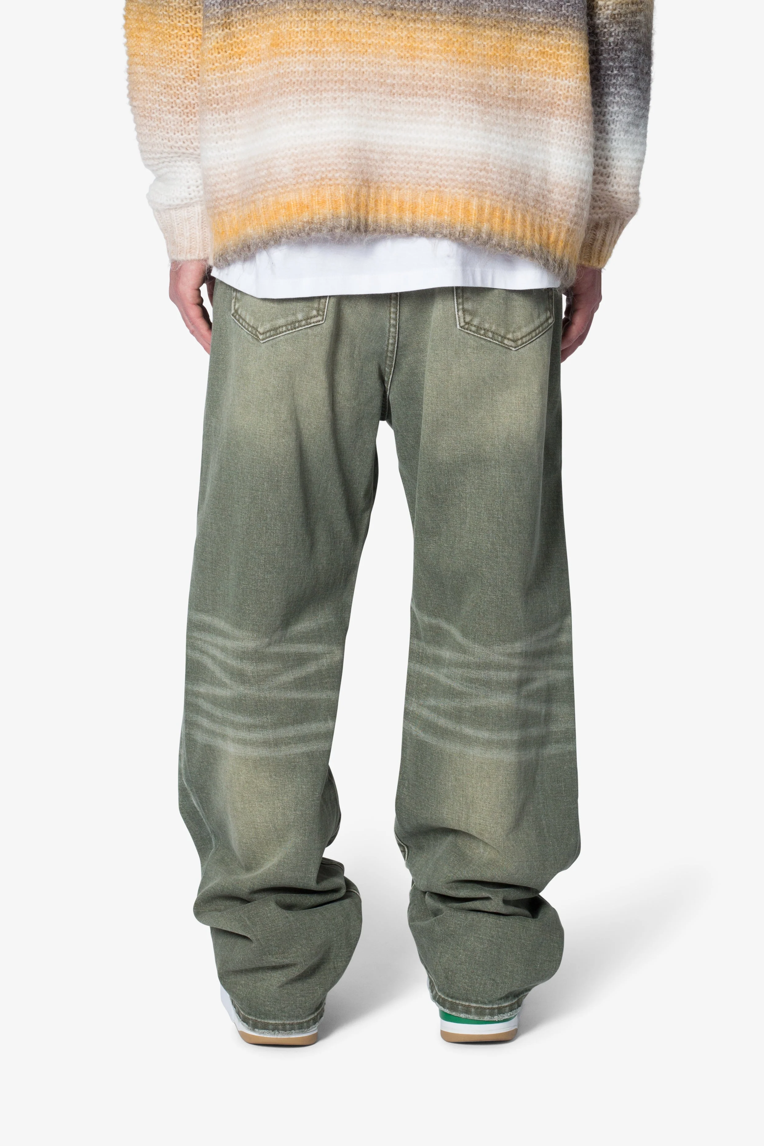 Ultra Baggy Ground Moss Denim - Moss