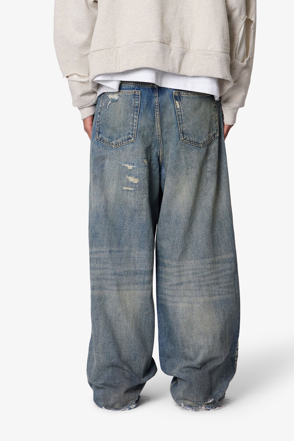 Ultra Repaired Rave Denim - Washed Blue
