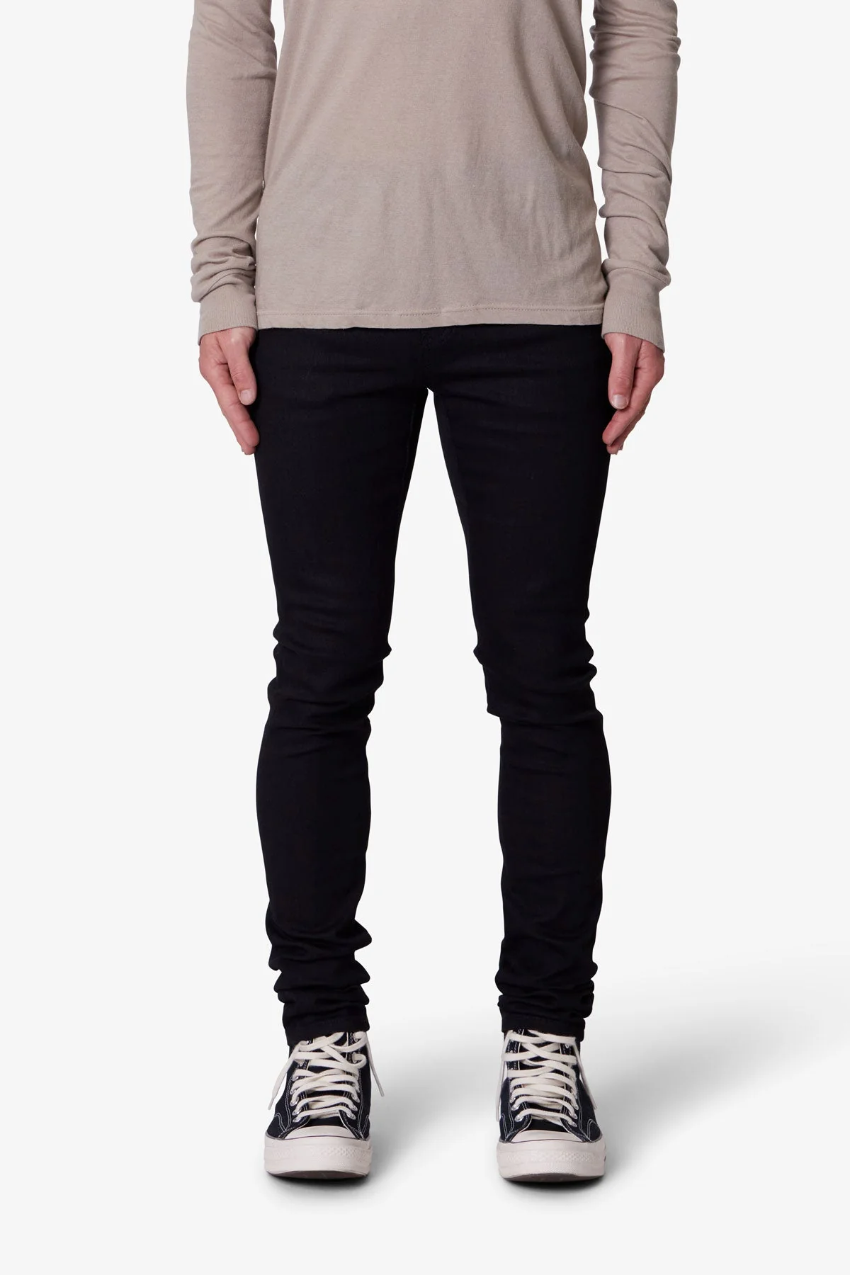 X43 Skinny Denim - Matte Black