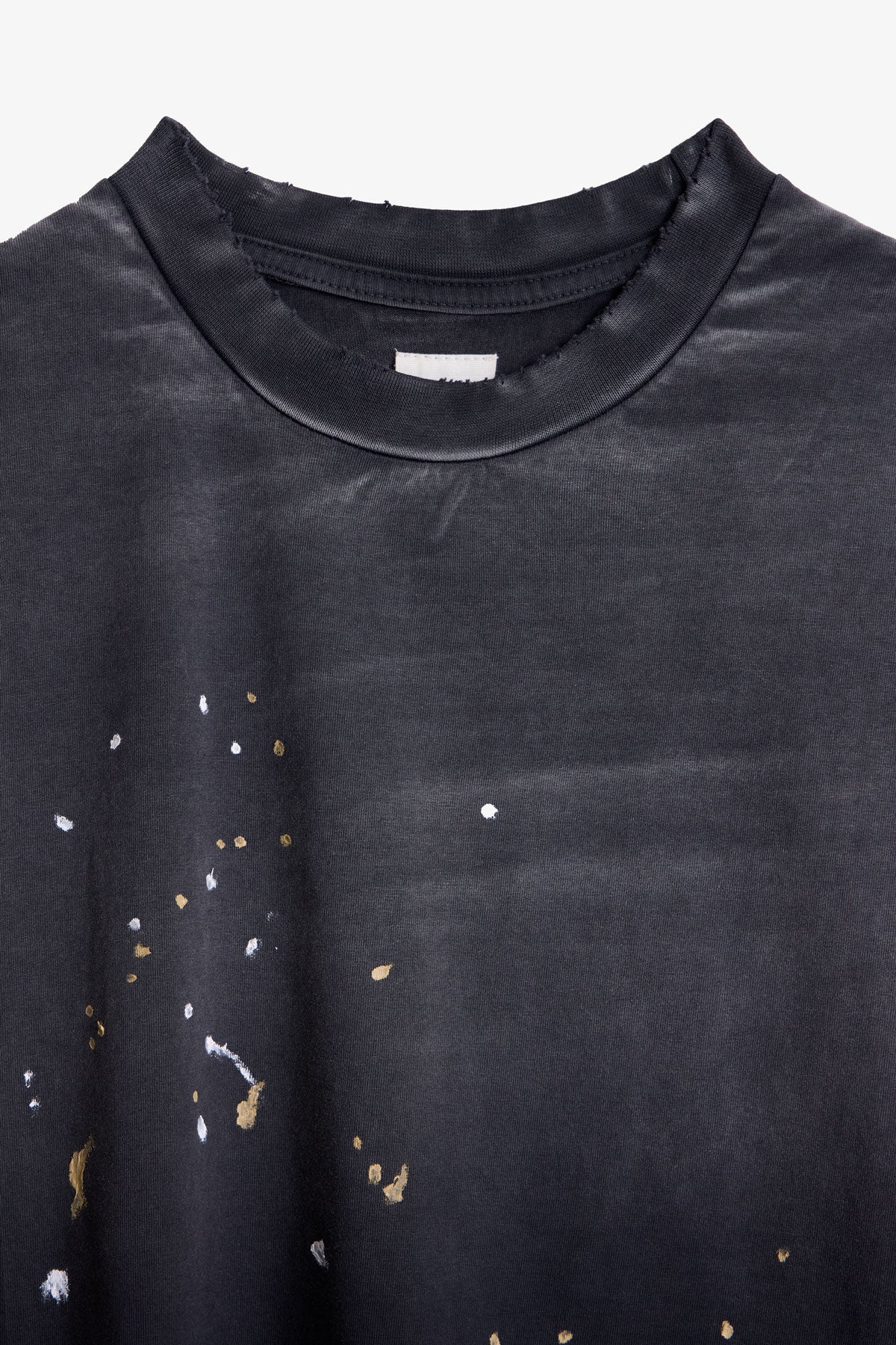 Sun Beat Painter Tee Shirt - Washed Black