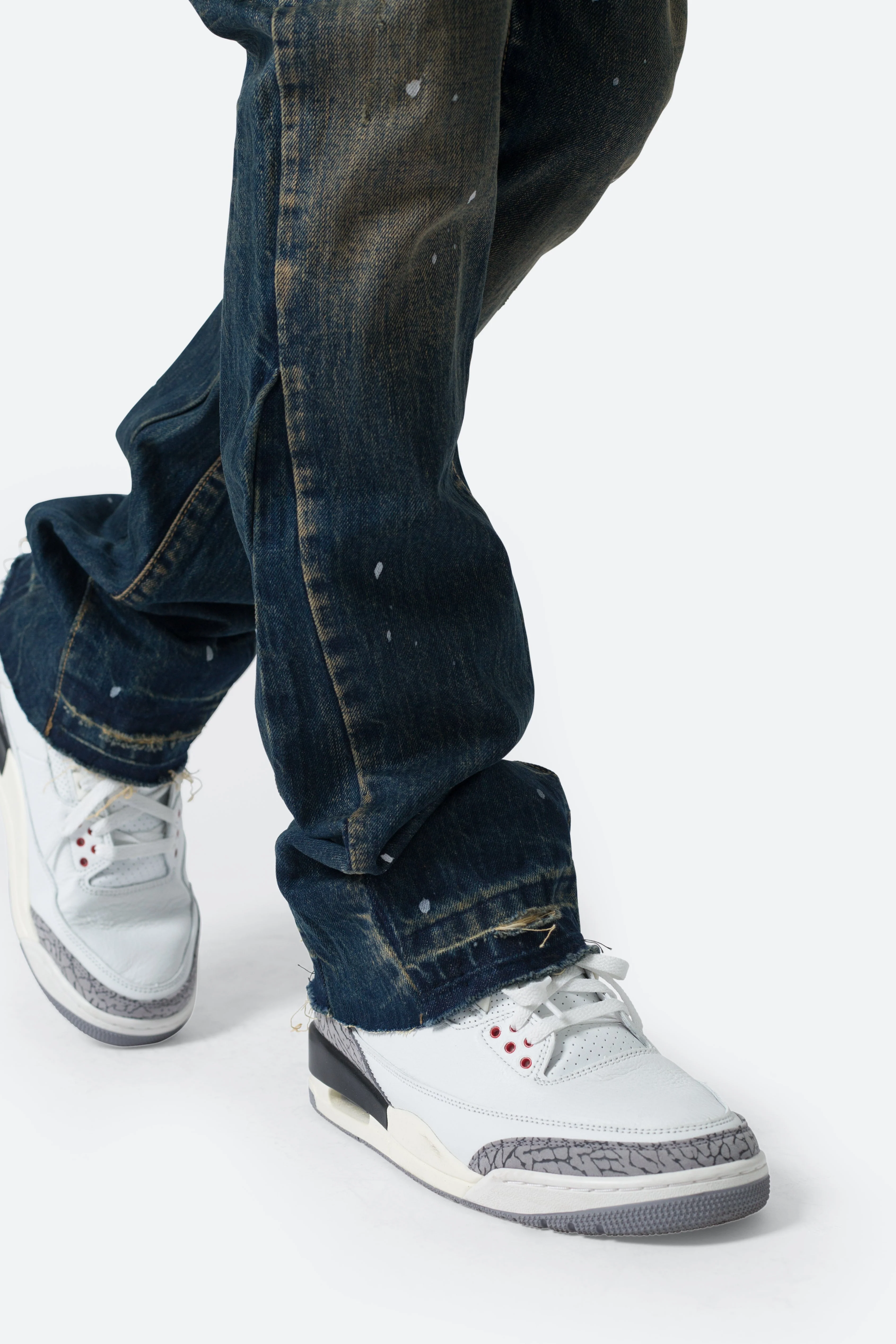 B614 Flare Denim - Blue