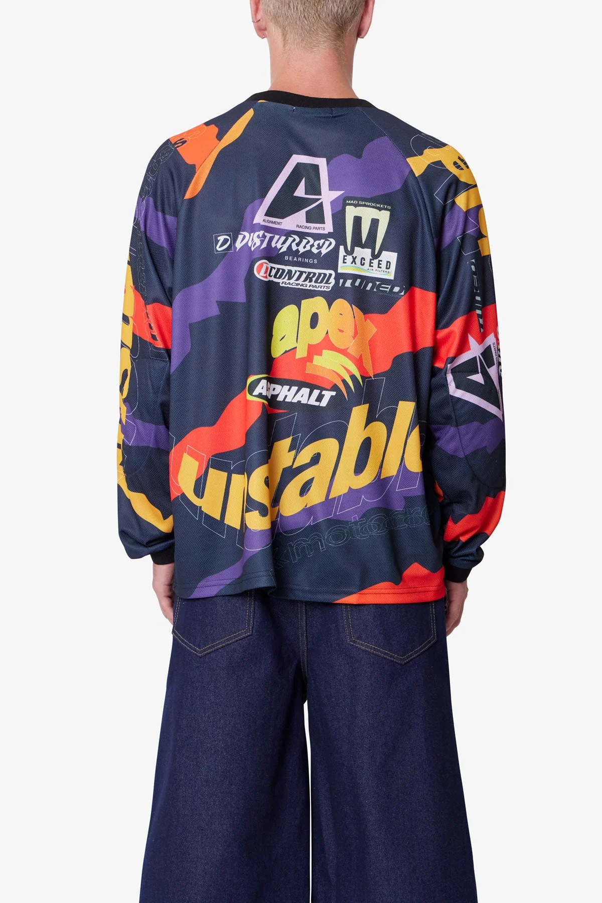 Unstable Moto Shirt - Orange Multi