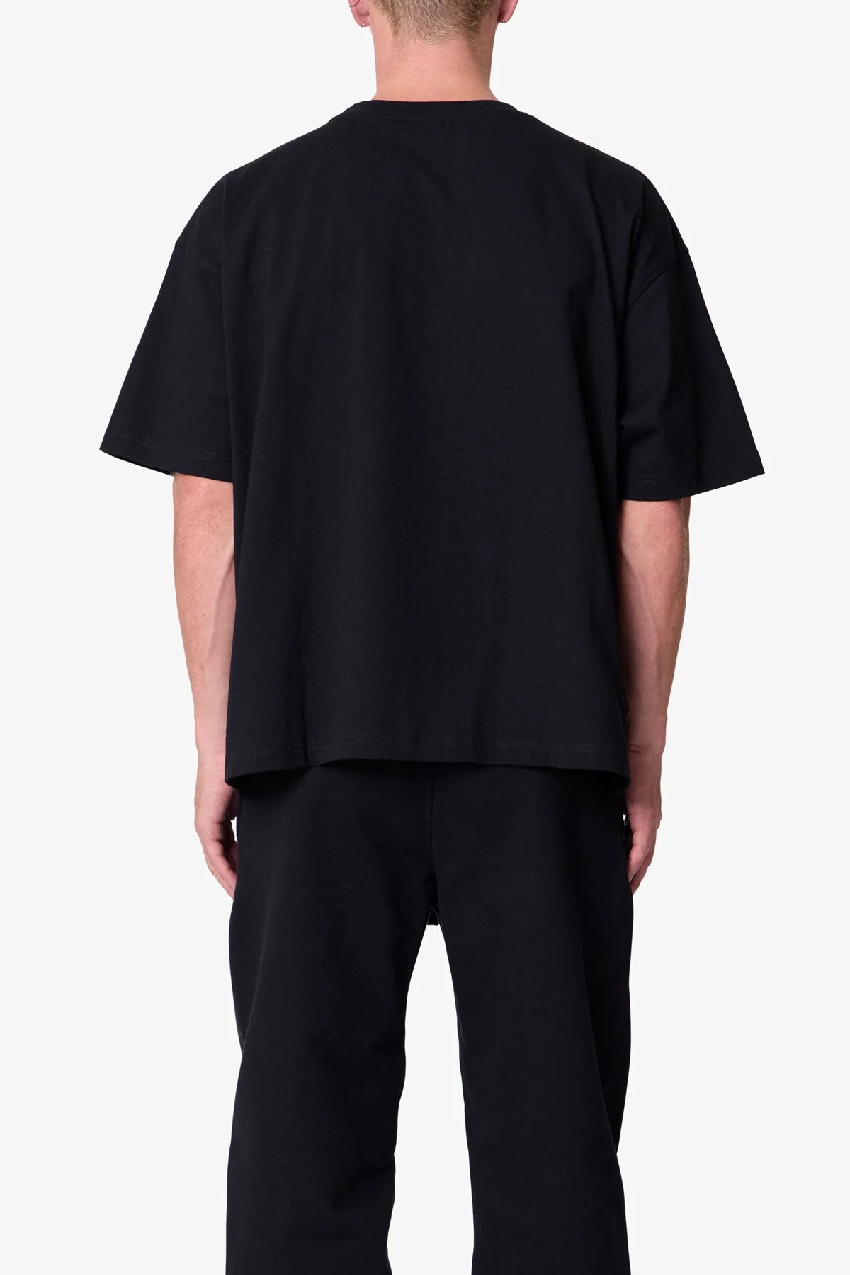 Heavy Basic Boxy Tee - Black
