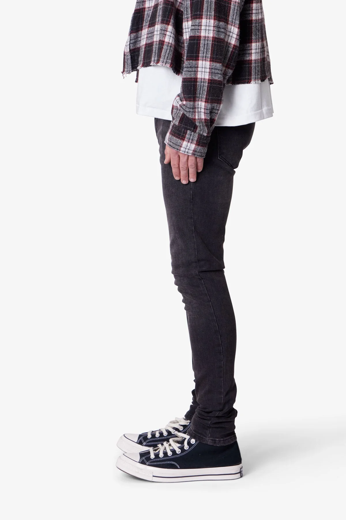 Skinny Denim - Stone Wash Black