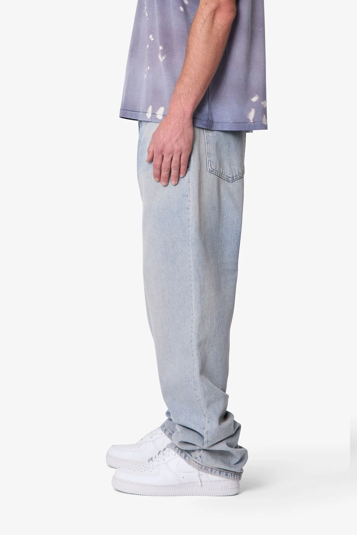 Ultra Baggy Denim - Light Sand Washed Blue