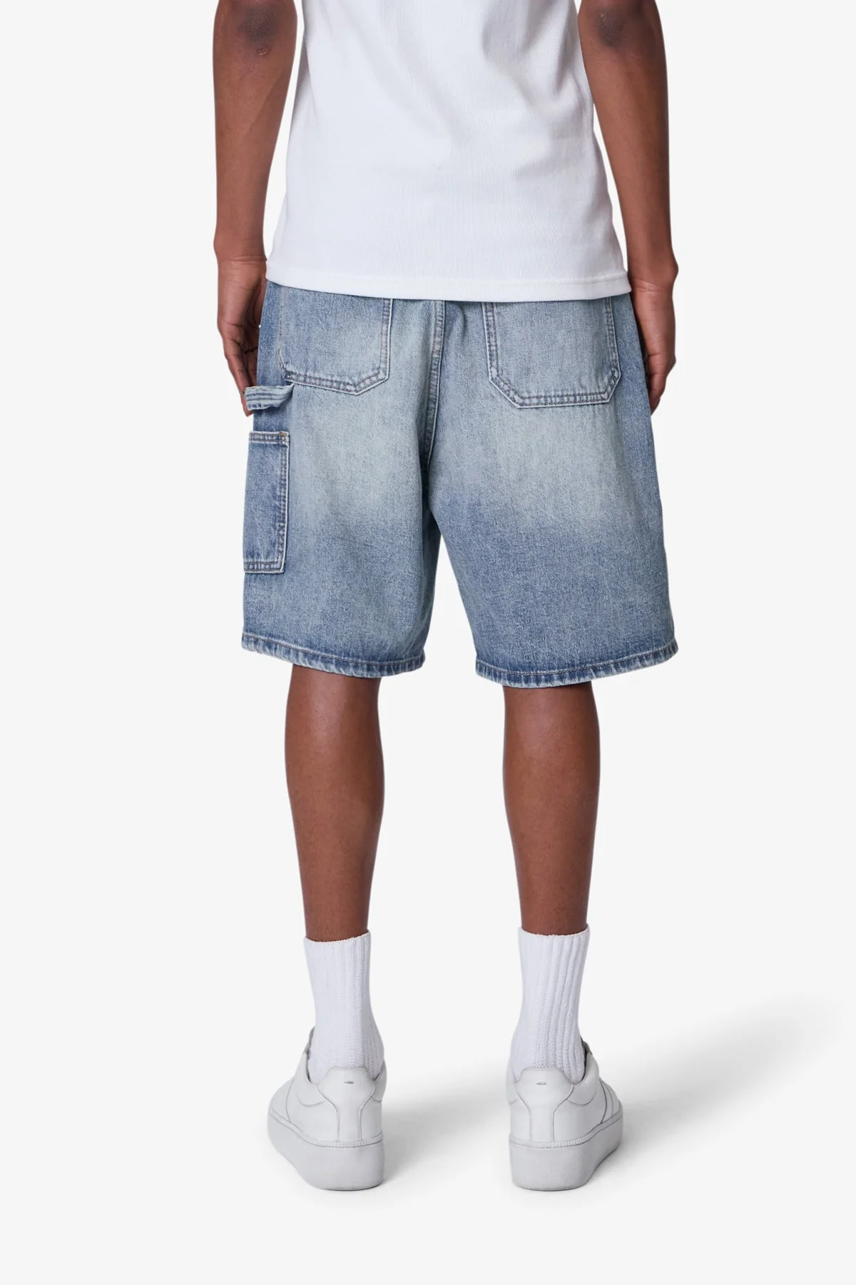 Western Jewel Denim Shorts - Blue