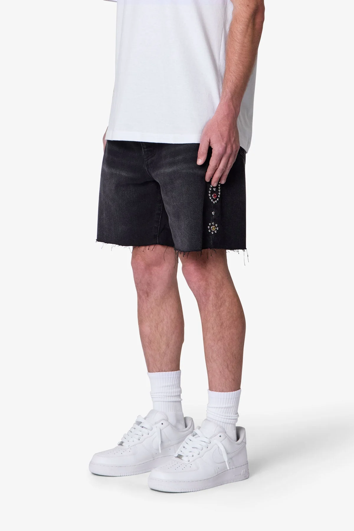 Mojave Denim Shorts - Black