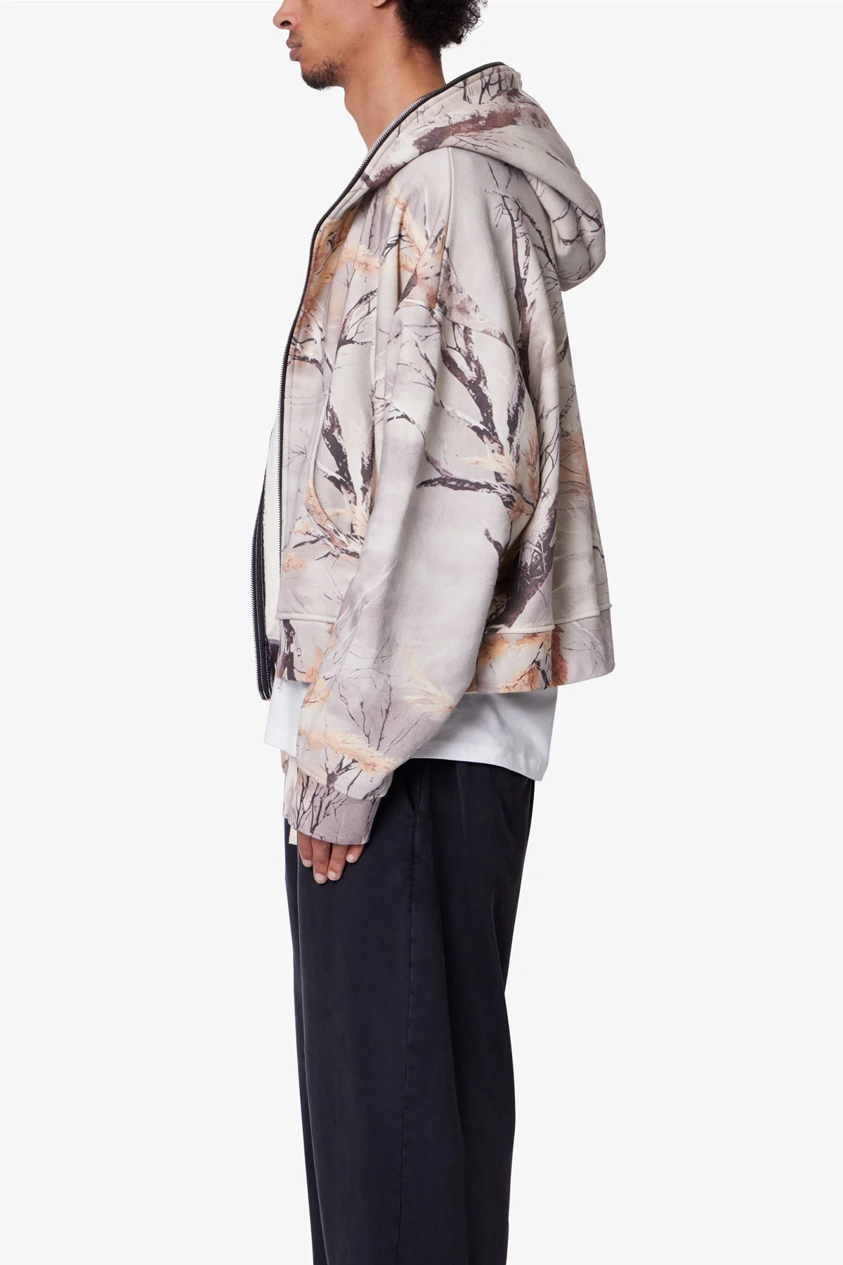 Full Zip Hoodie - Snow Camo