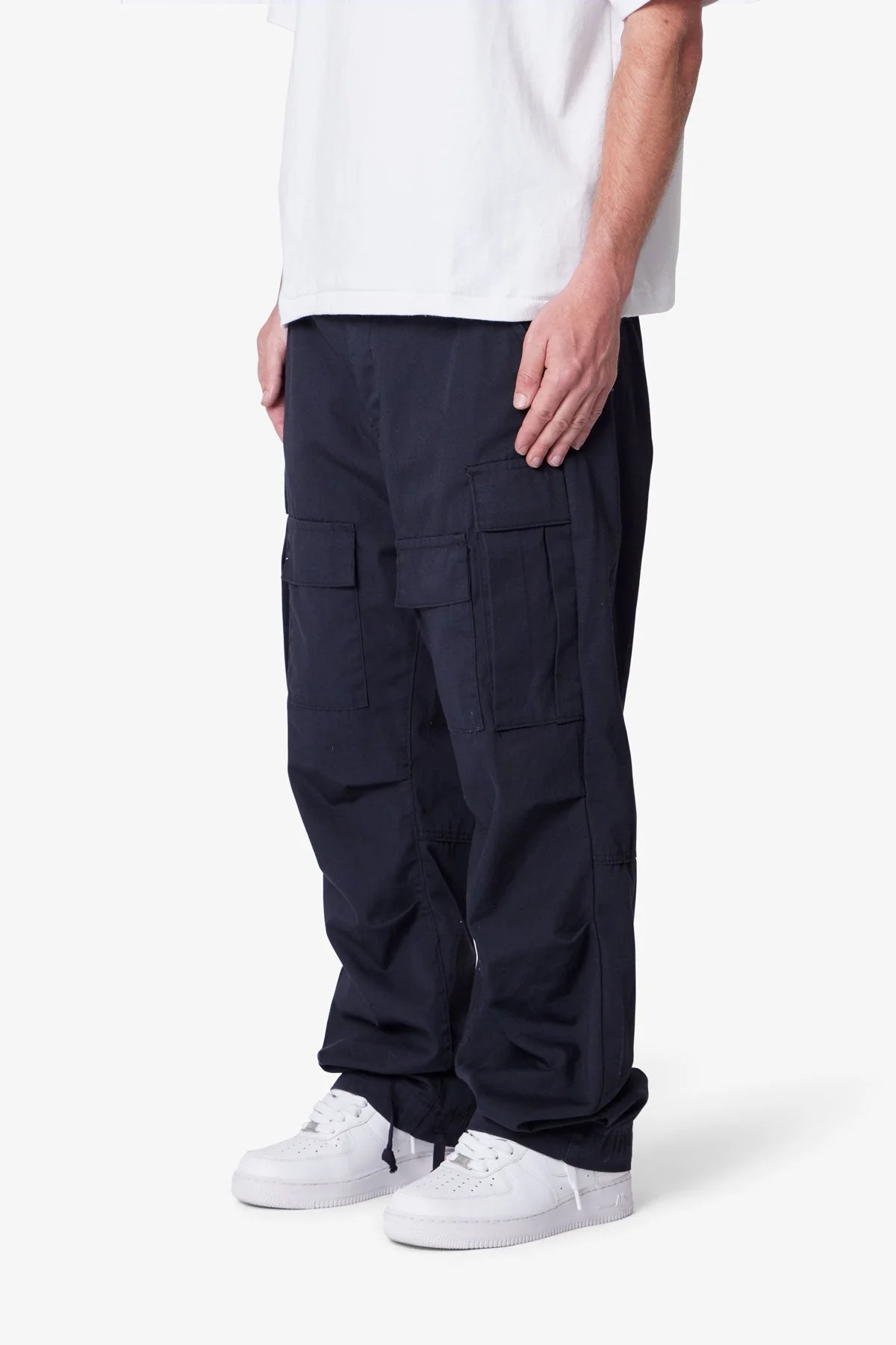 Ultra Baggy Cargo Pants - Black